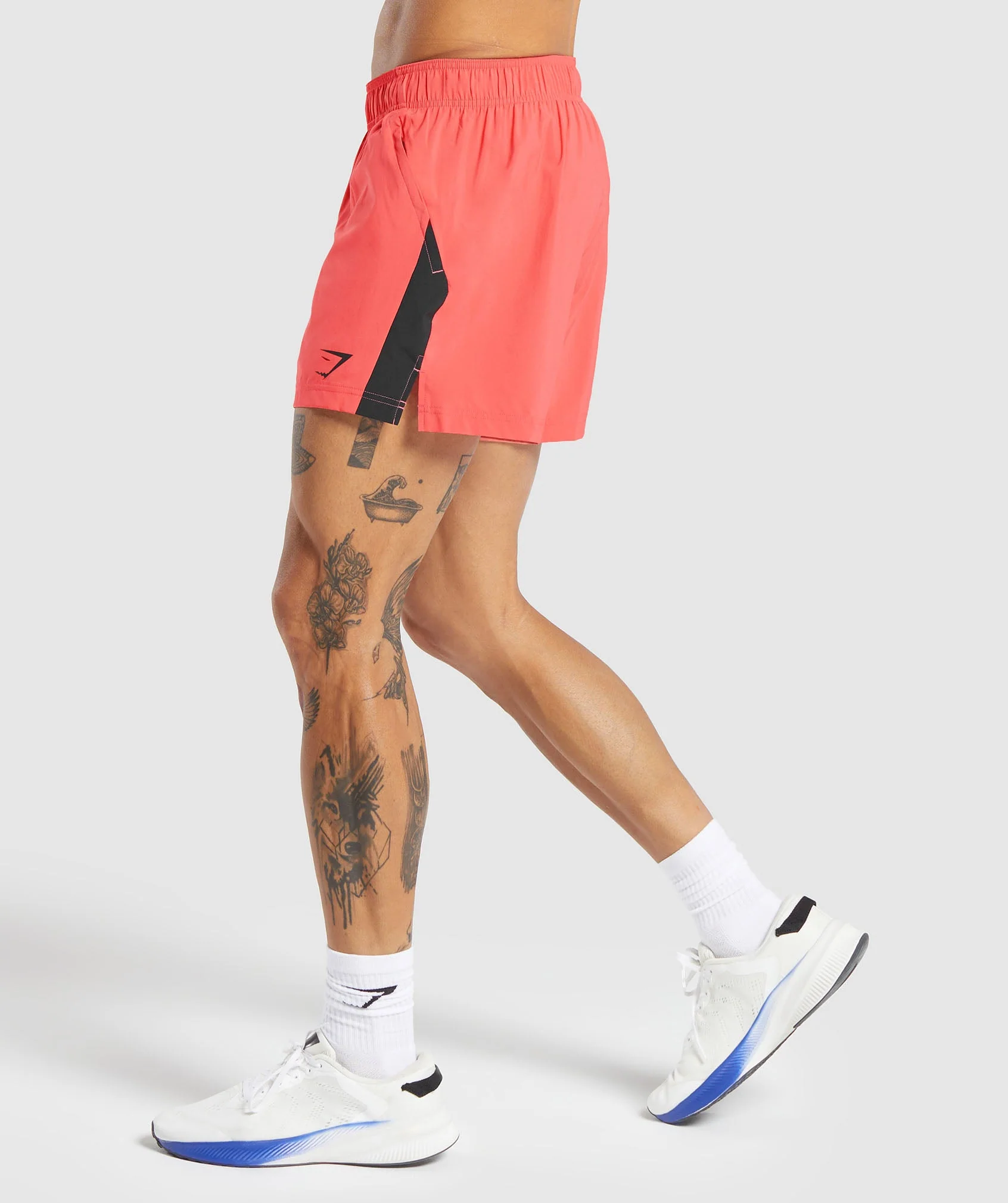 Gymshark Sport 5 Shorts - Tropical Pink/Black