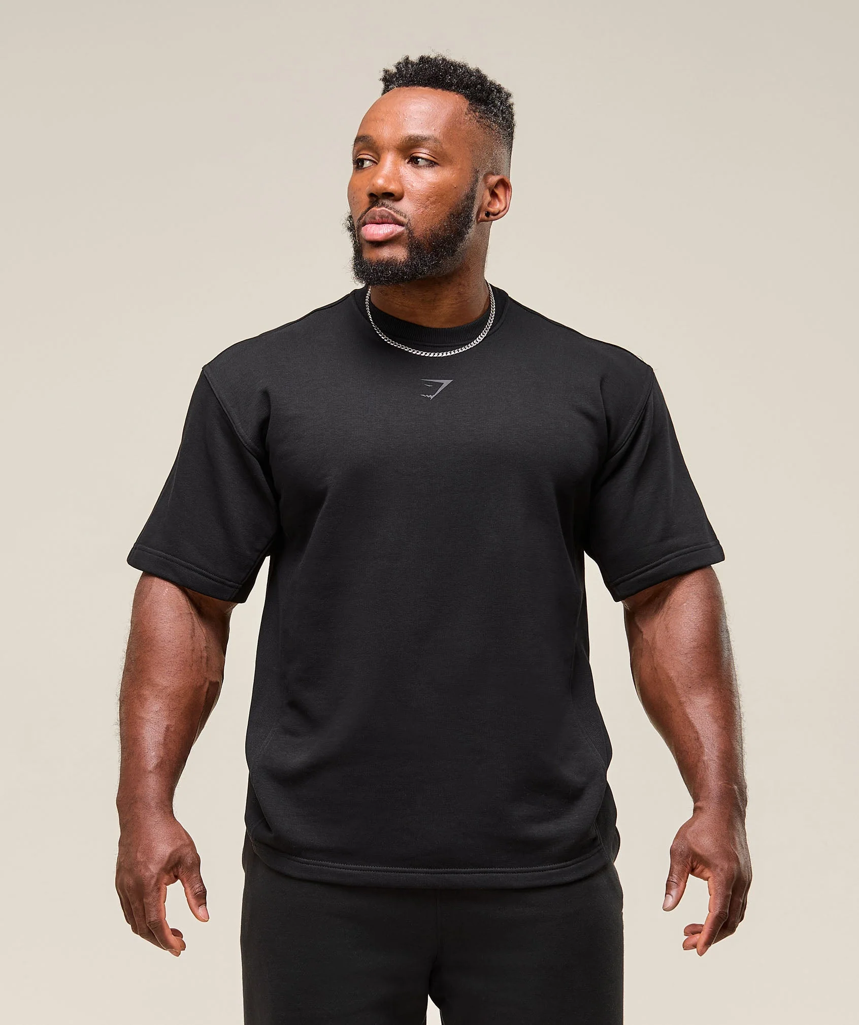 Gymshark Power Short Sleeve Crew - Black