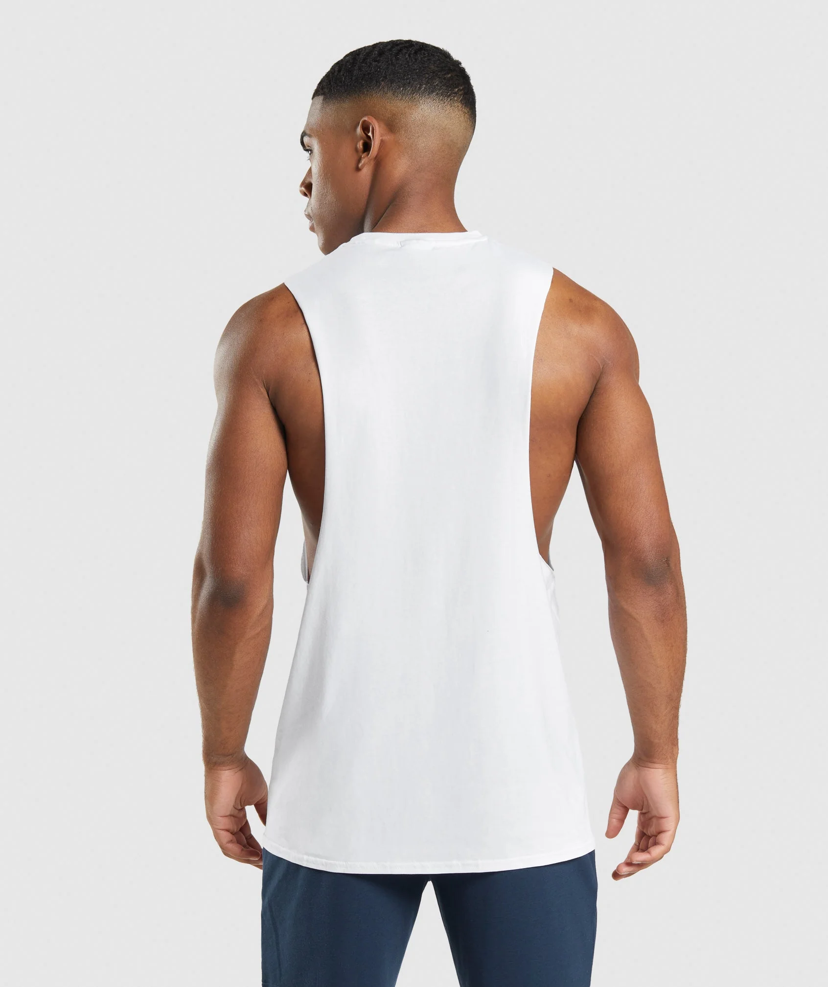 Gymshark Critical 2.0 Drop Arm Tank - White