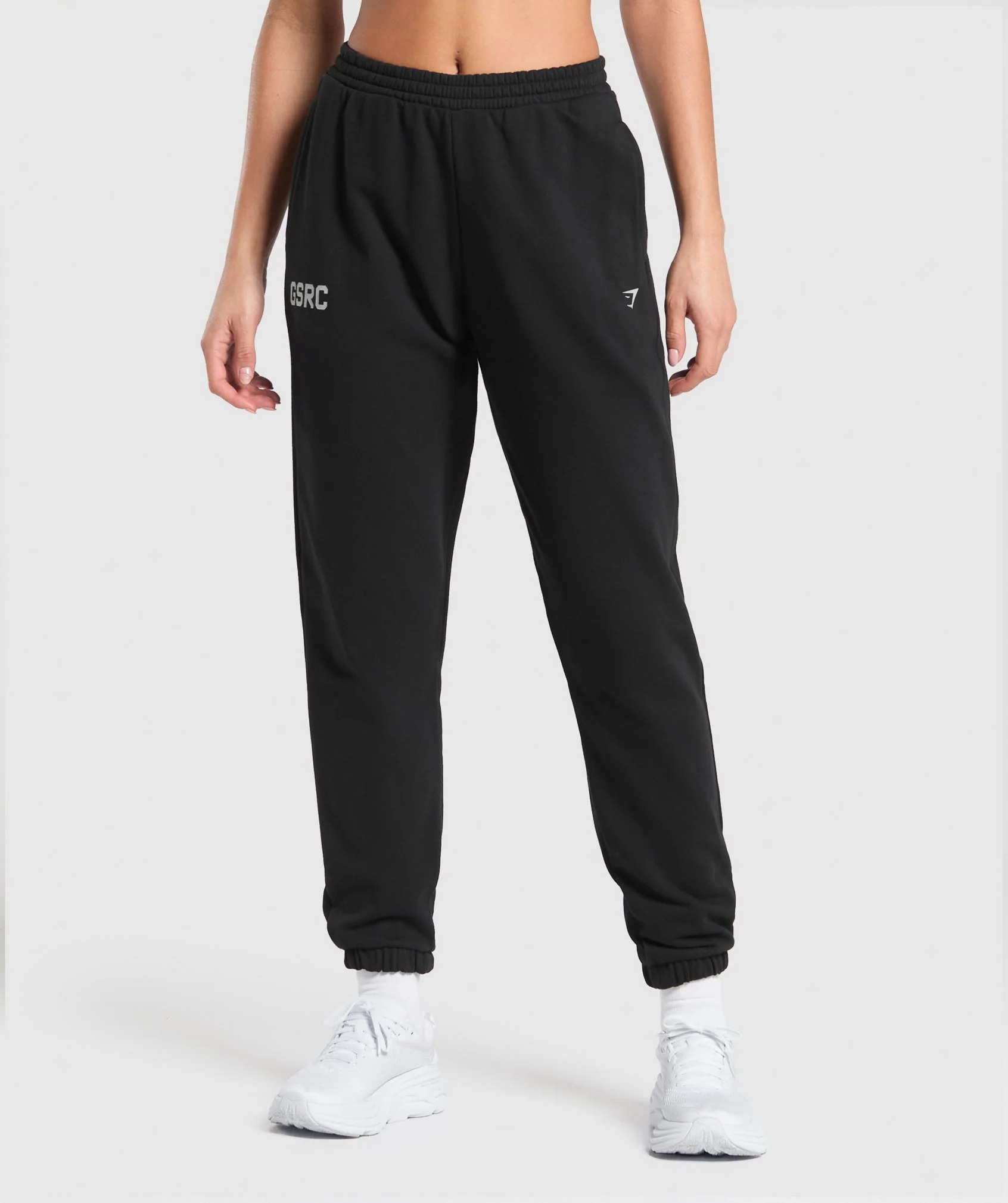 Gymshark Running Graphic Joggers - Black