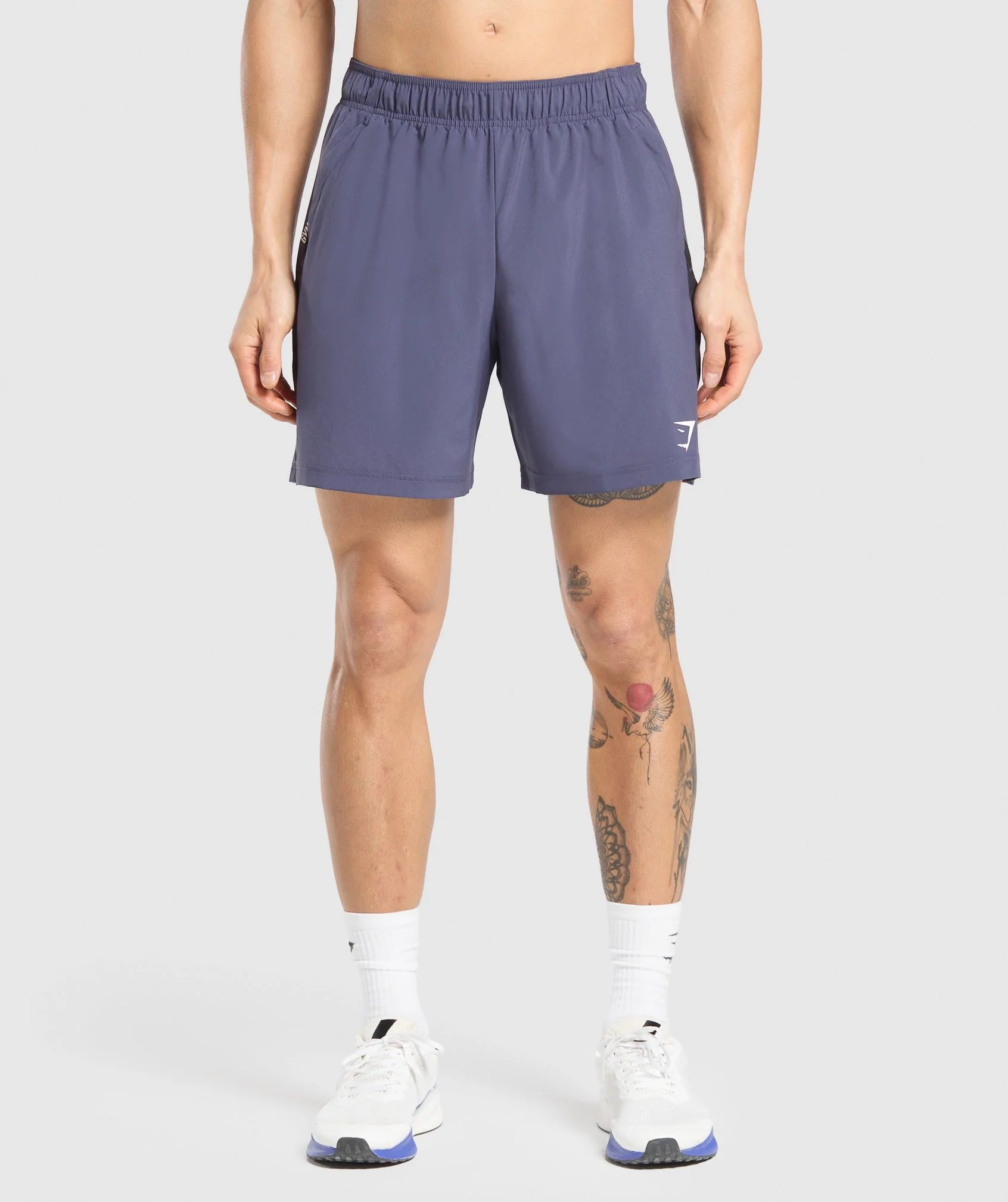 Gymshark Sport 7 Shorts - Weighted Purple/Black