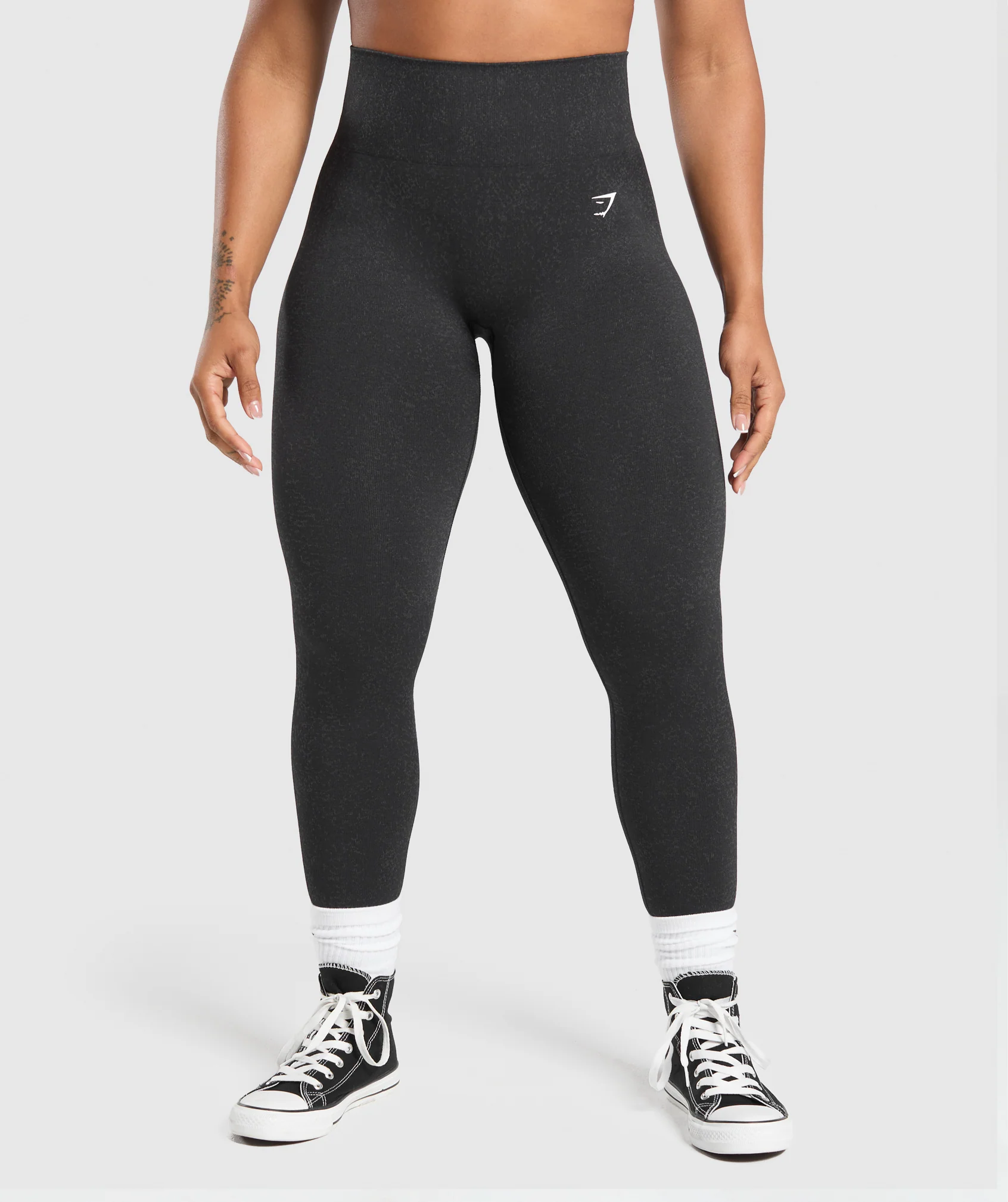 Gymshark Adapt Fleck Seamless Leggings - Mineral/Black