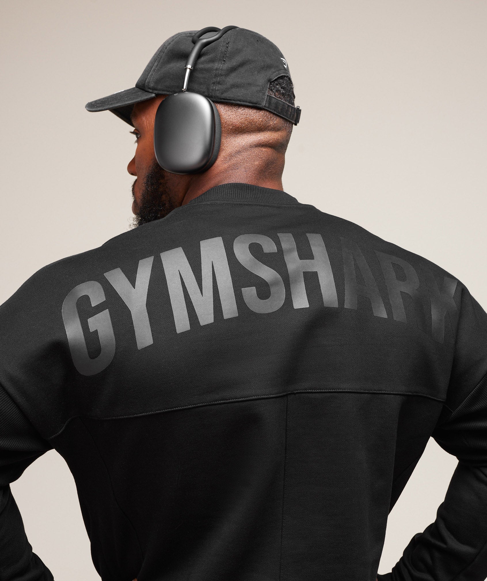 Gymshark Premium Power Crew - Black