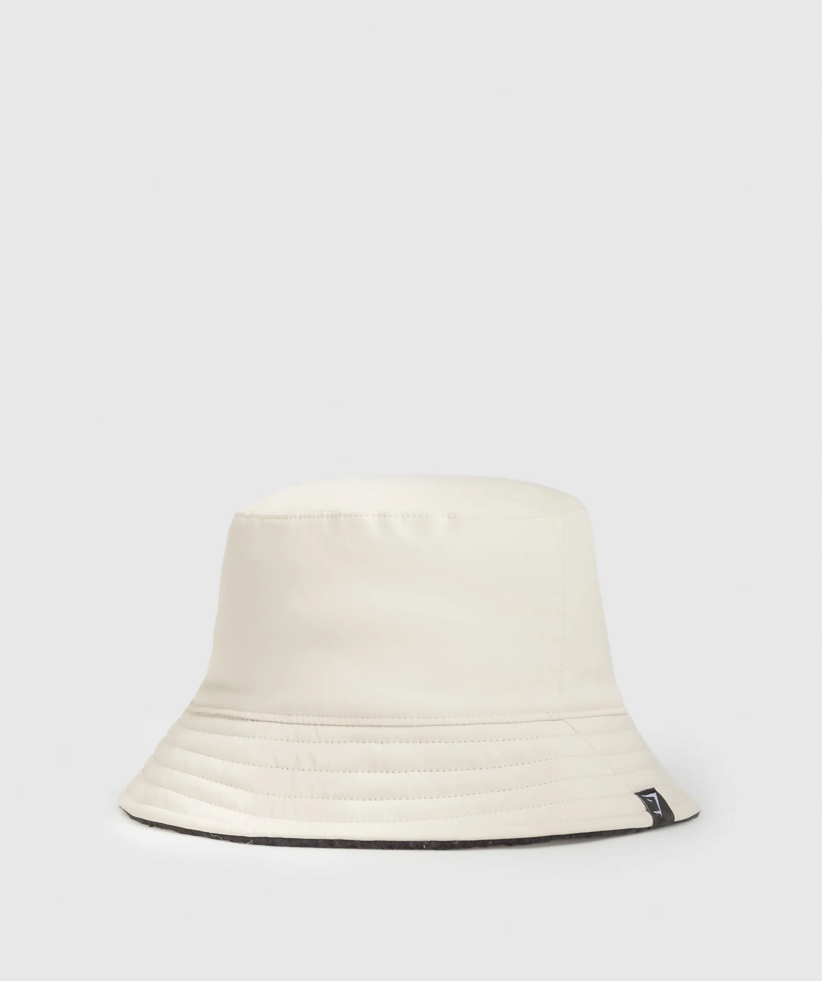 Gymshark Fleece Reversible Bucket Hat - Black/ Pebble Grey