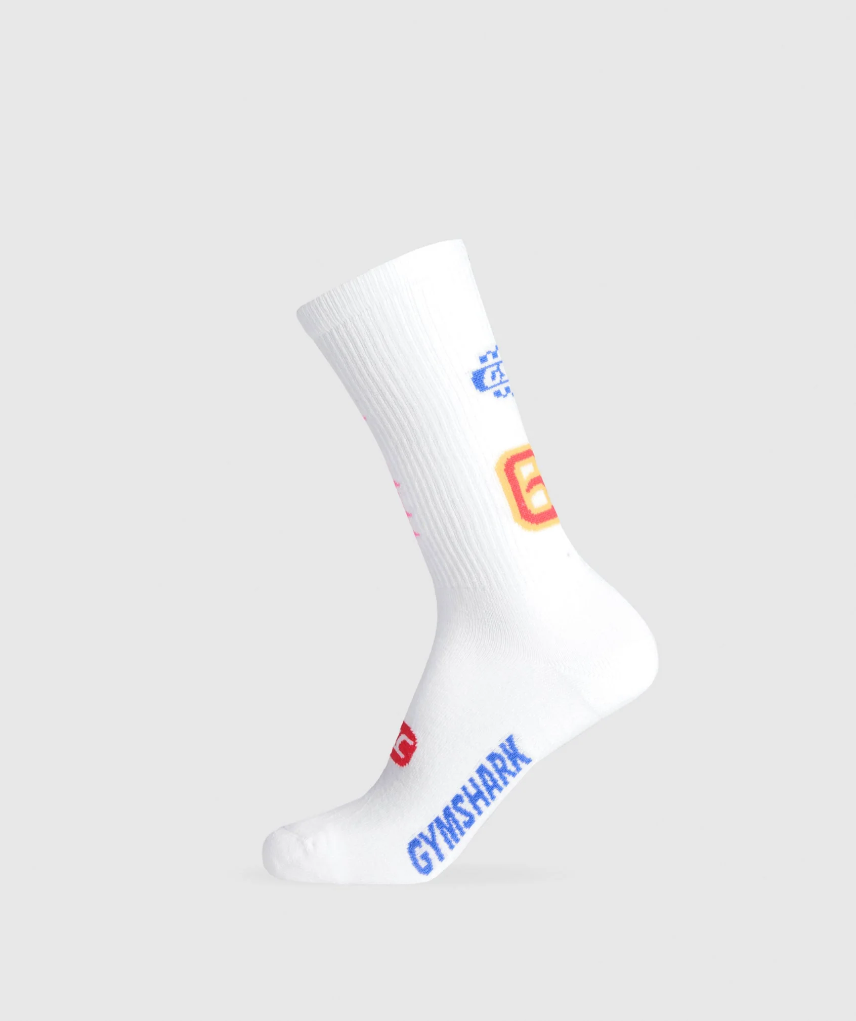 Gymshark Graphic Track Crew Single - White