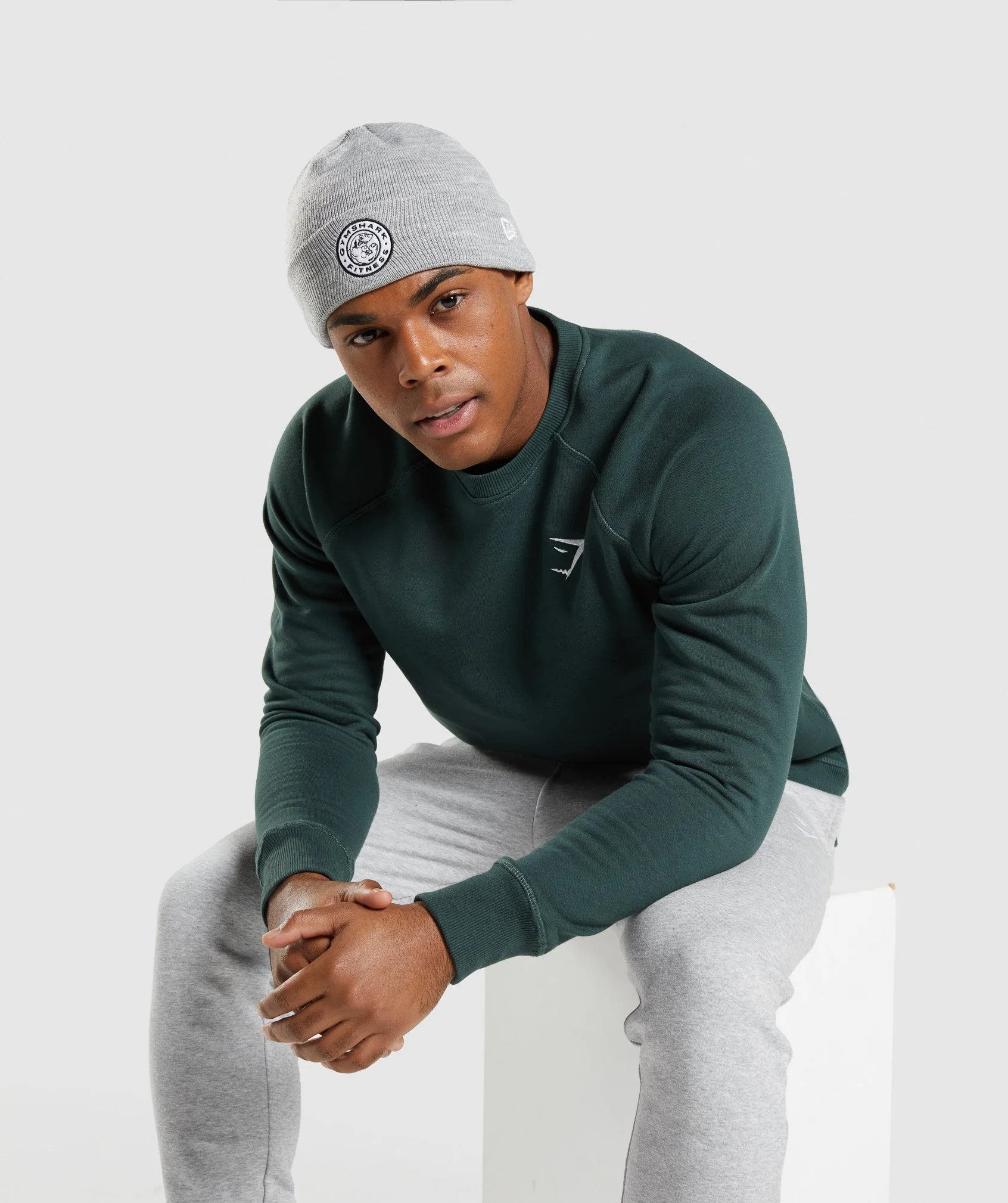 Gymshark New Era Legacy Cuff Knit - Grey