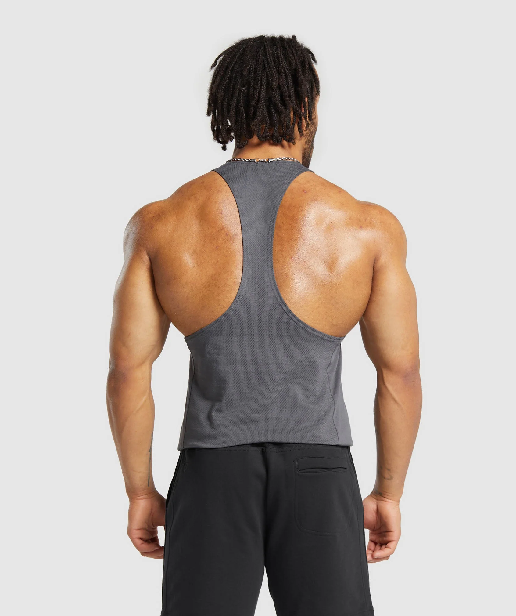 Gymshark React Stringer - Dark Grey