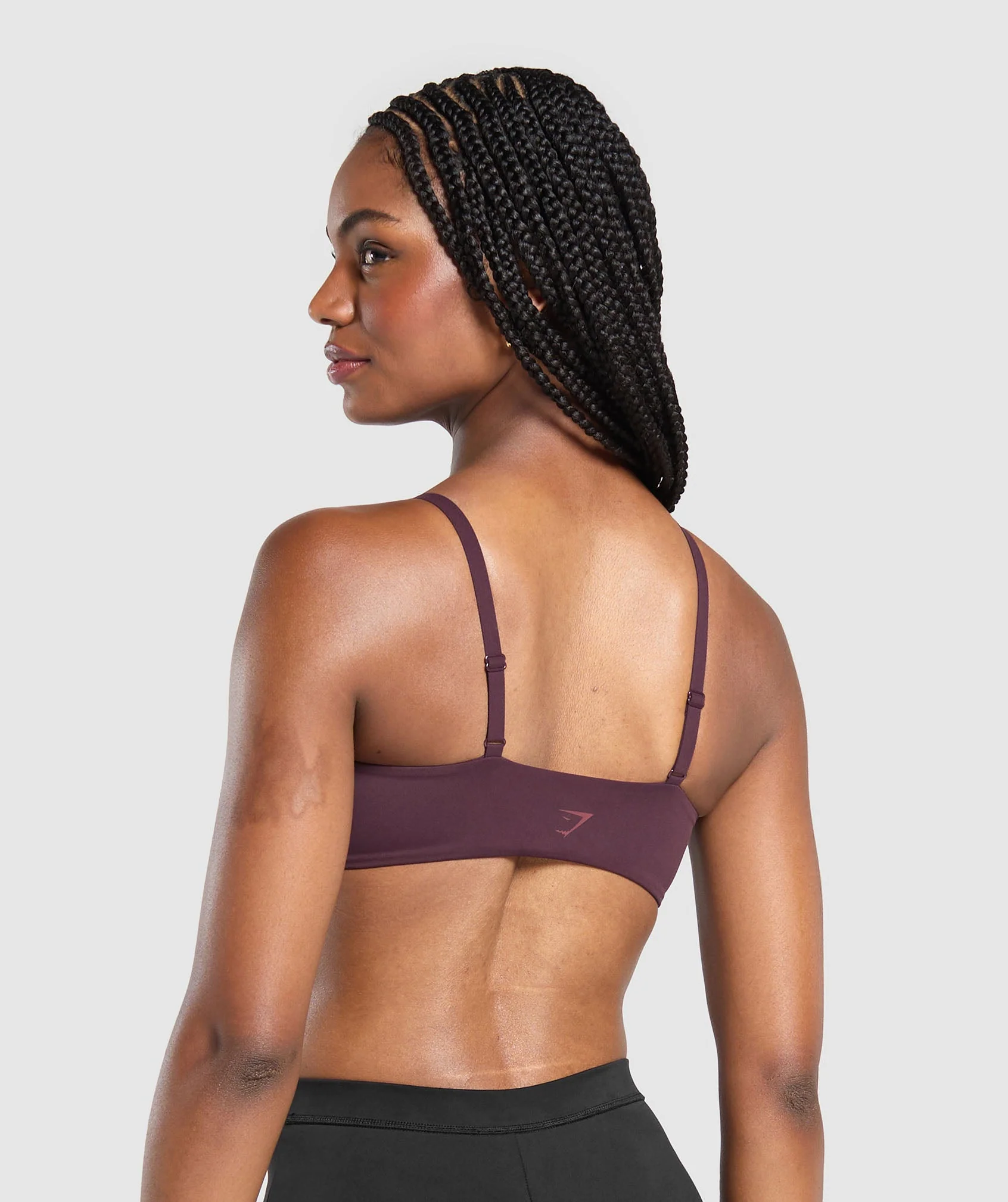 Gymshark Twist Front Bralette - Depth Purple