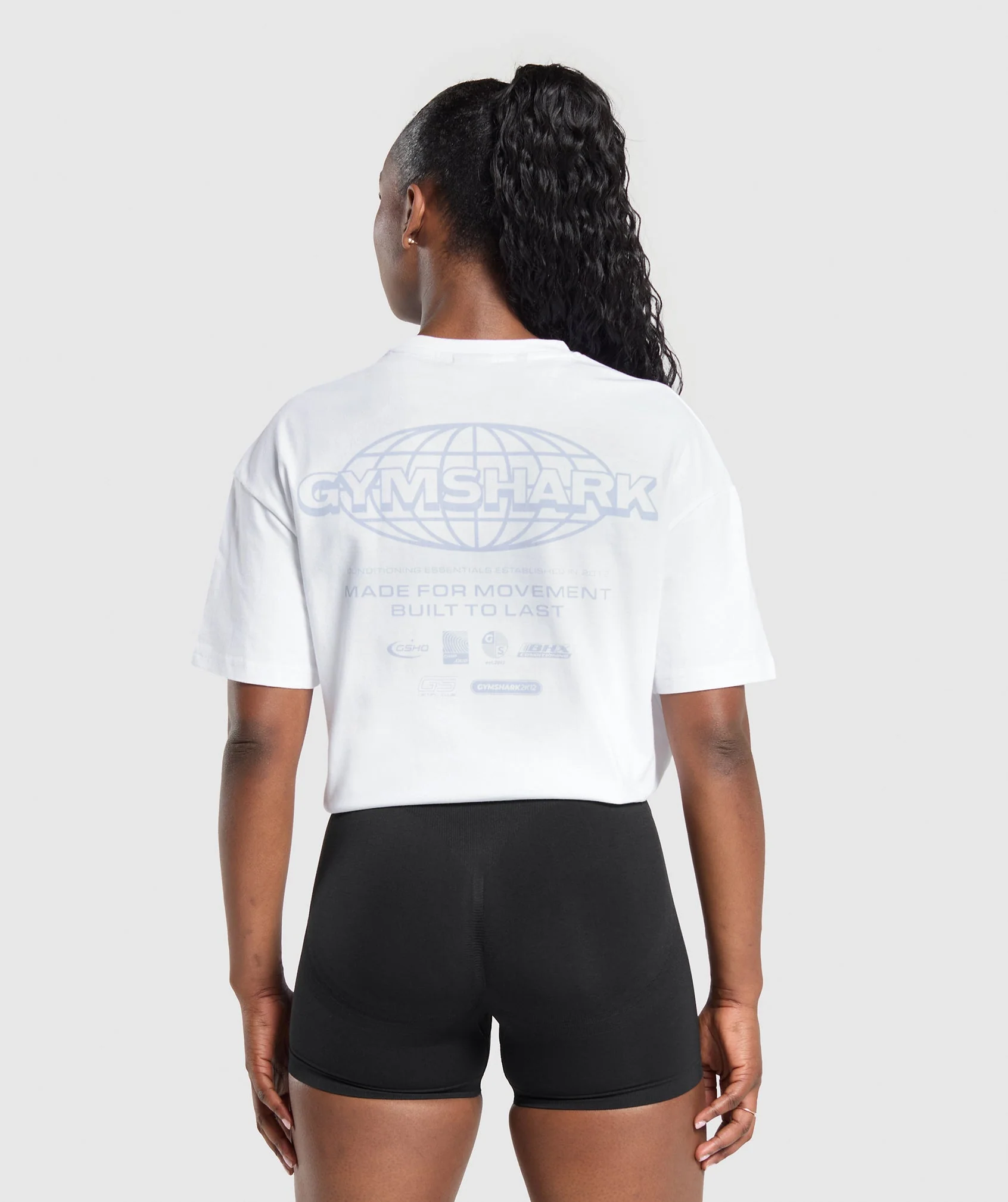 Gymshark Worldwide T-Shirt - White