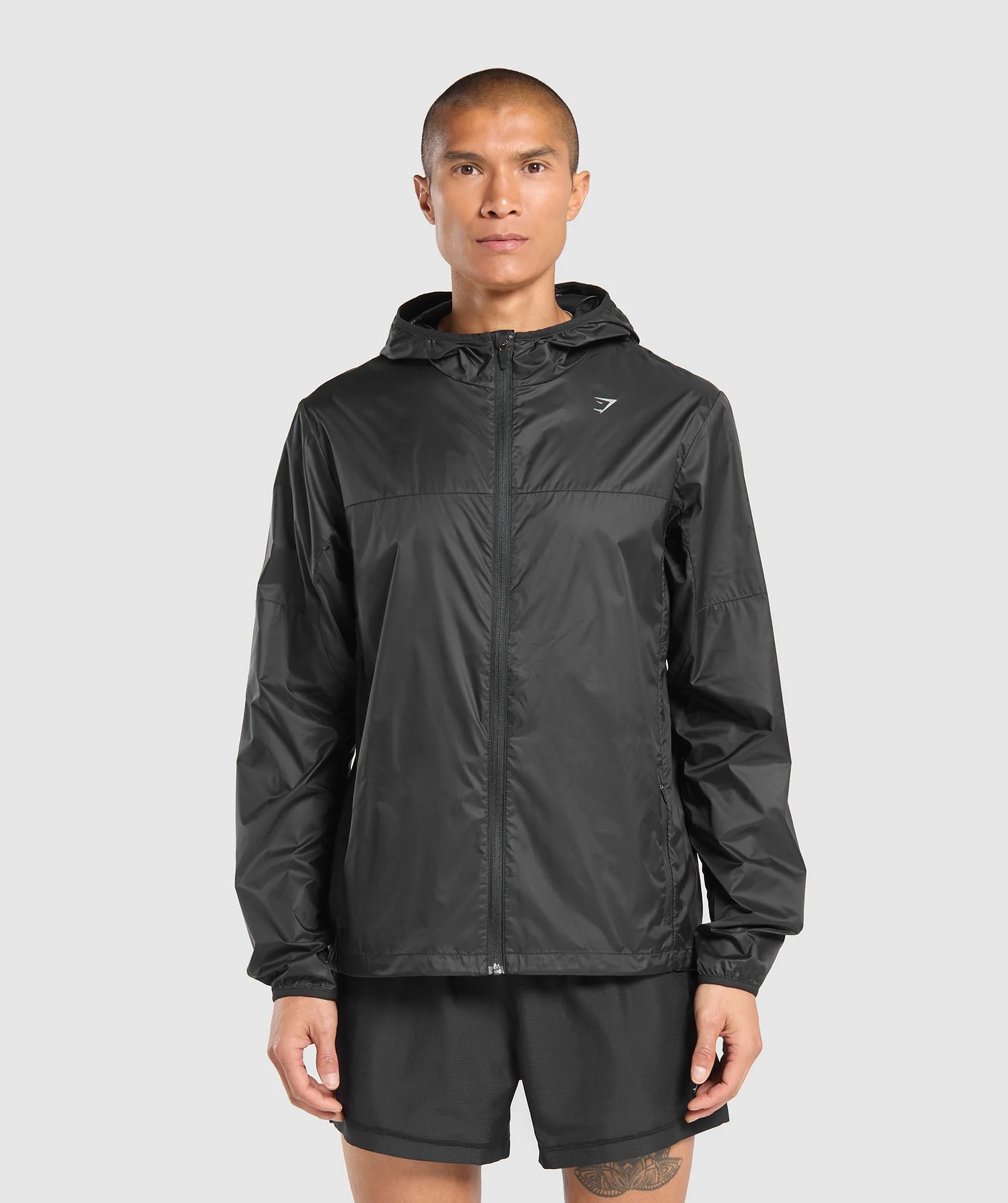 Gymshark Running Windbreaker - Black