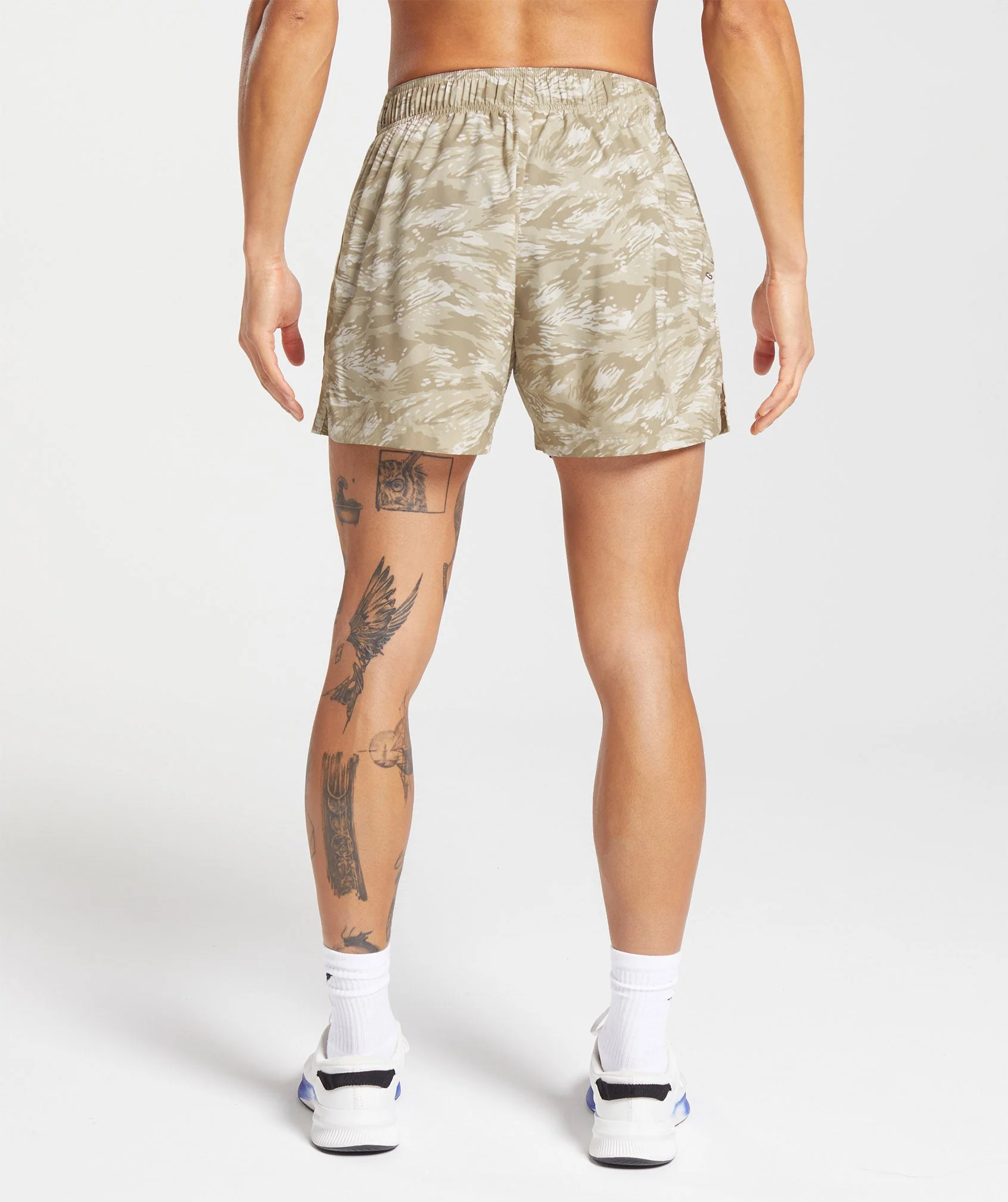 Gymshark Sport 5 Shorts - Ecru White