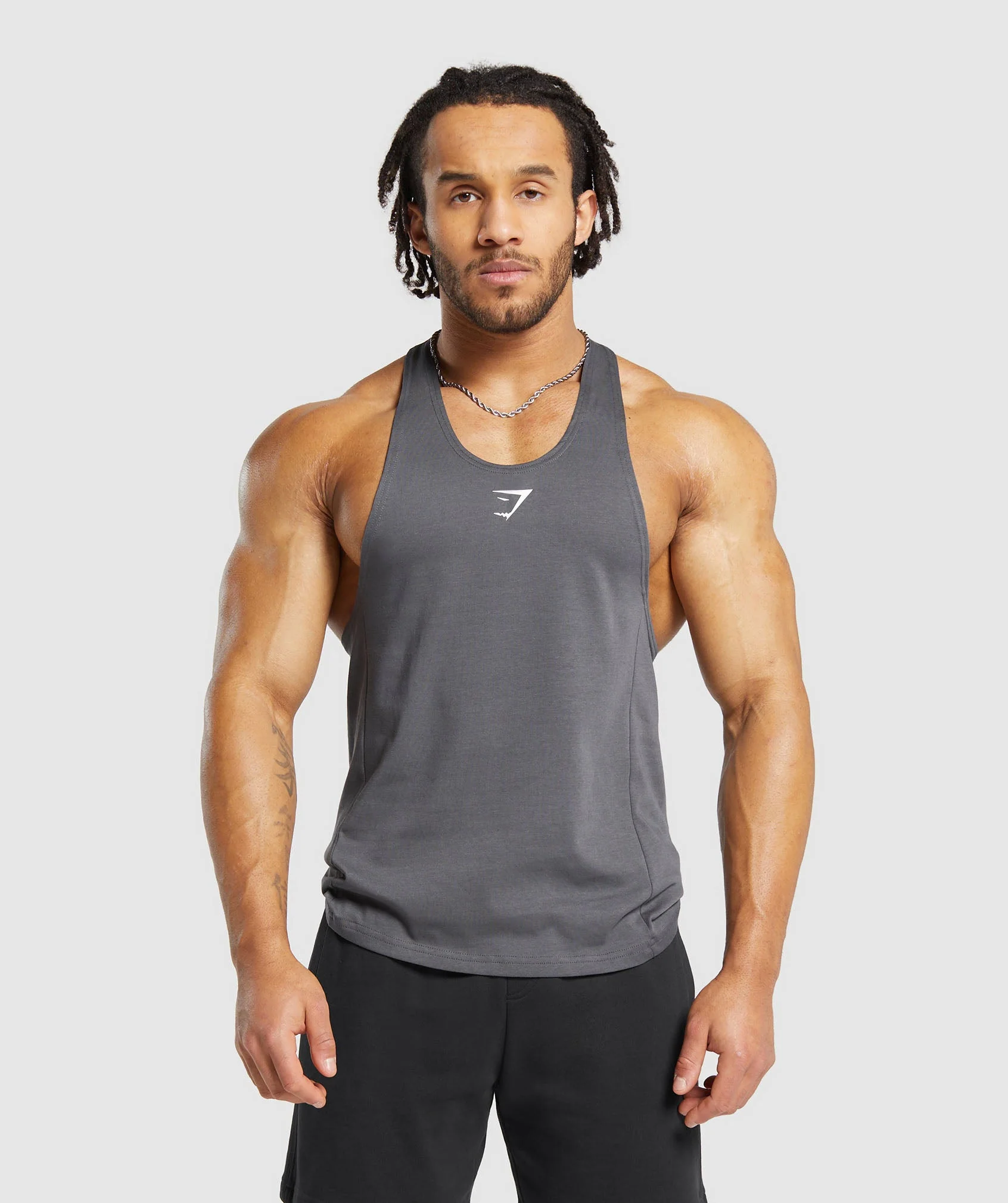 Gymshark React Stringer - Dark Grey