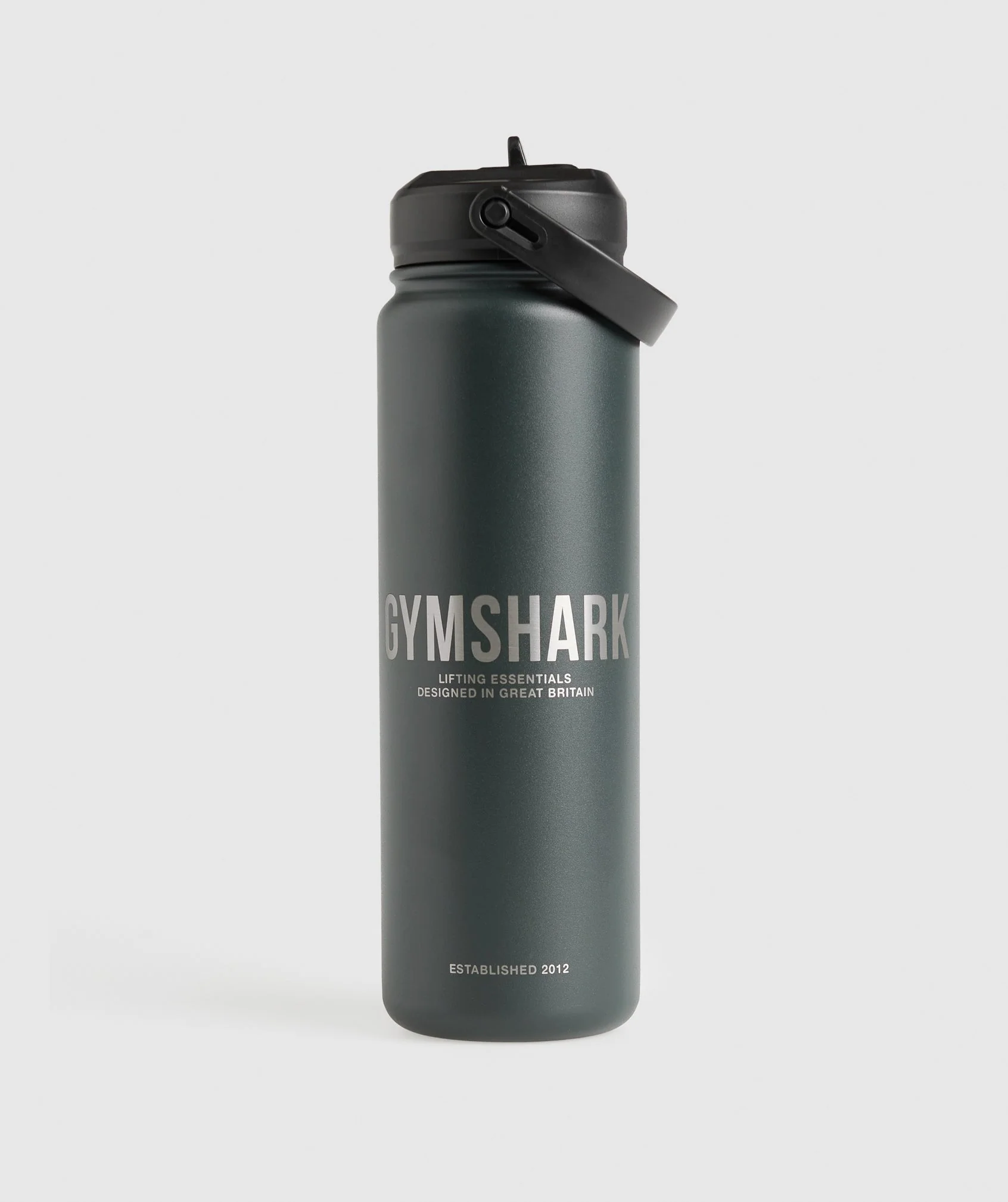 Gymshark Metal Insulated Straw Bottle 700ml - Slate Teal