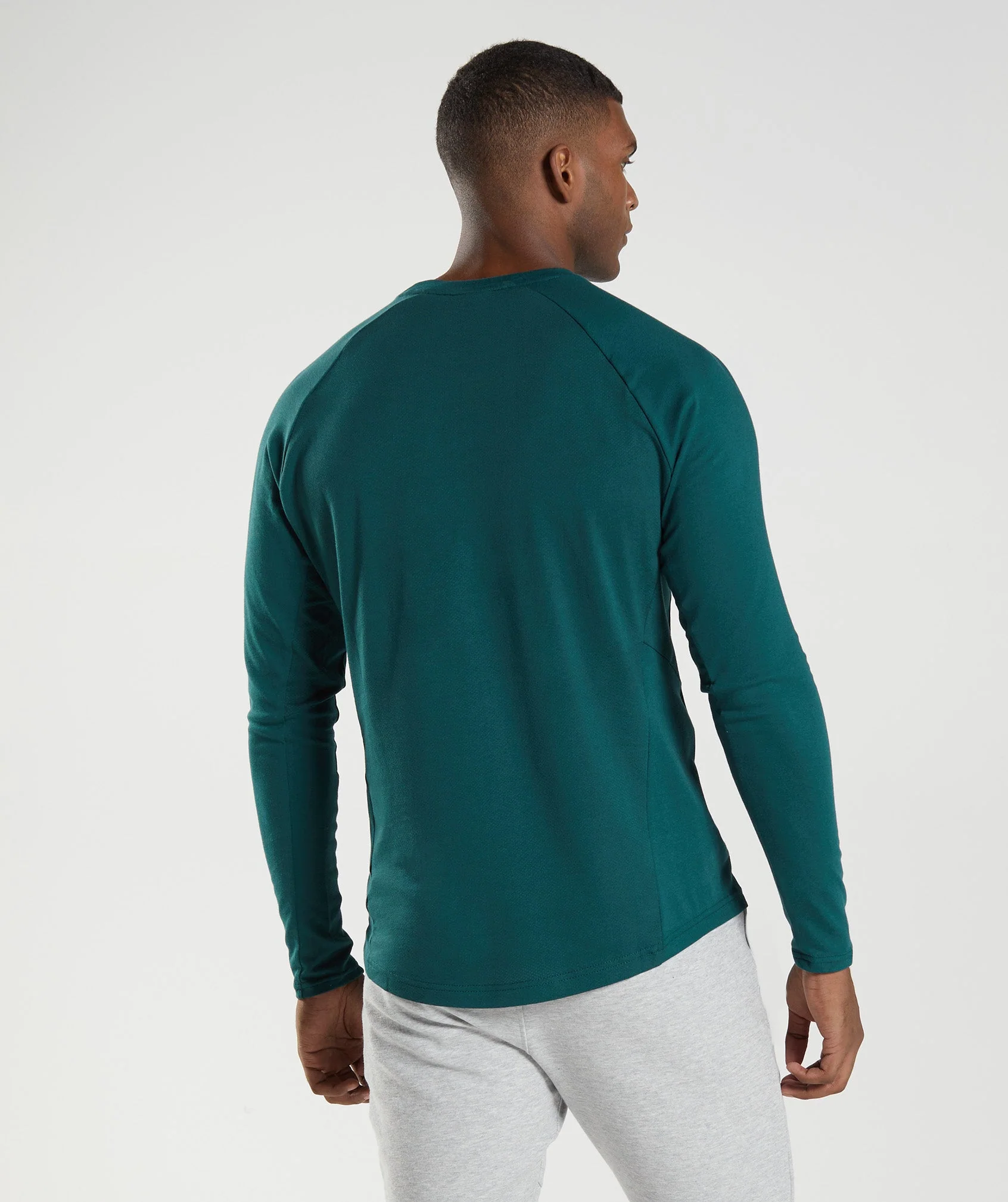 Gymshark React Long Sleeve Top - Winter Teal
