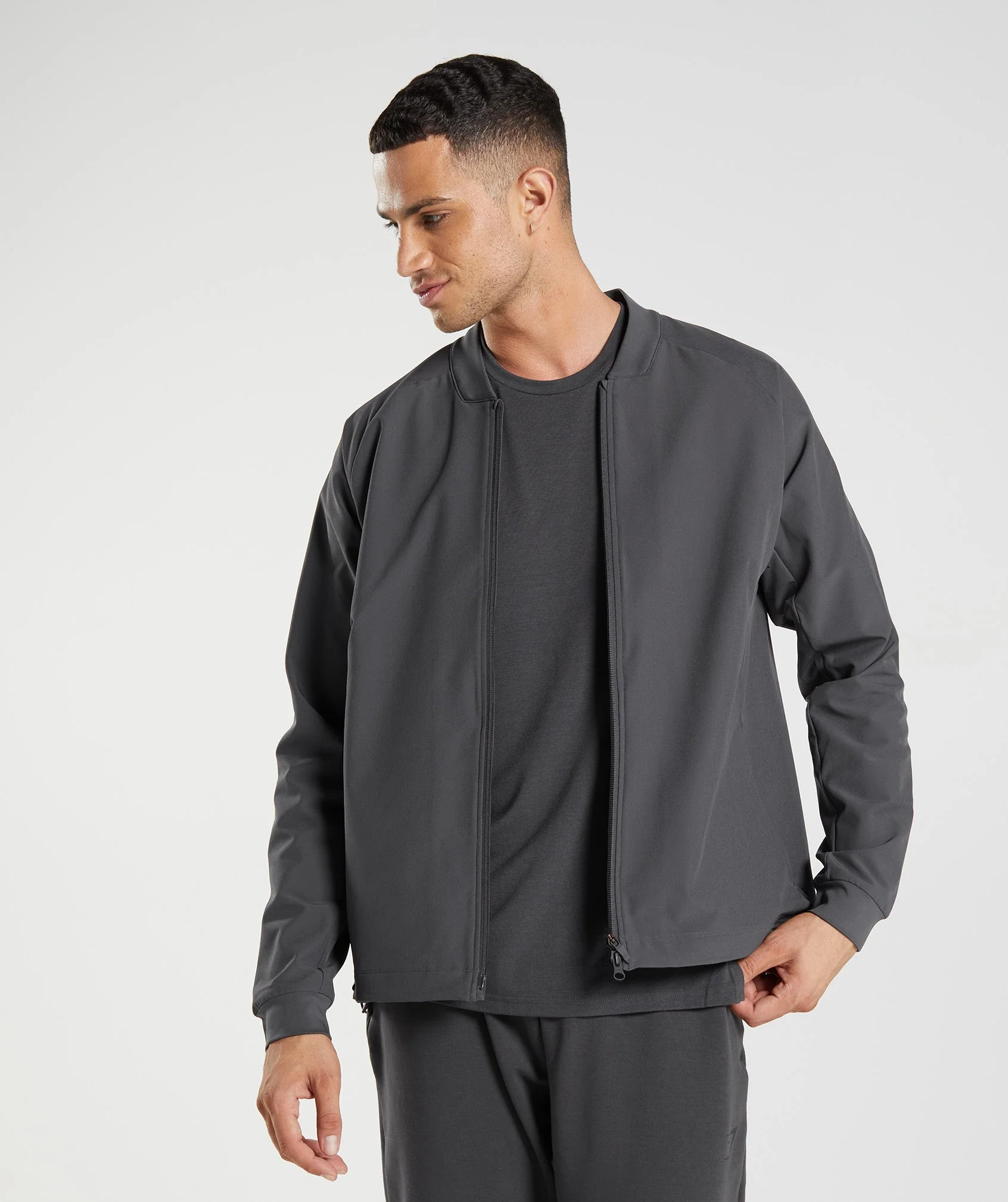 Gymshark Studio Jacket - Onyx Grey