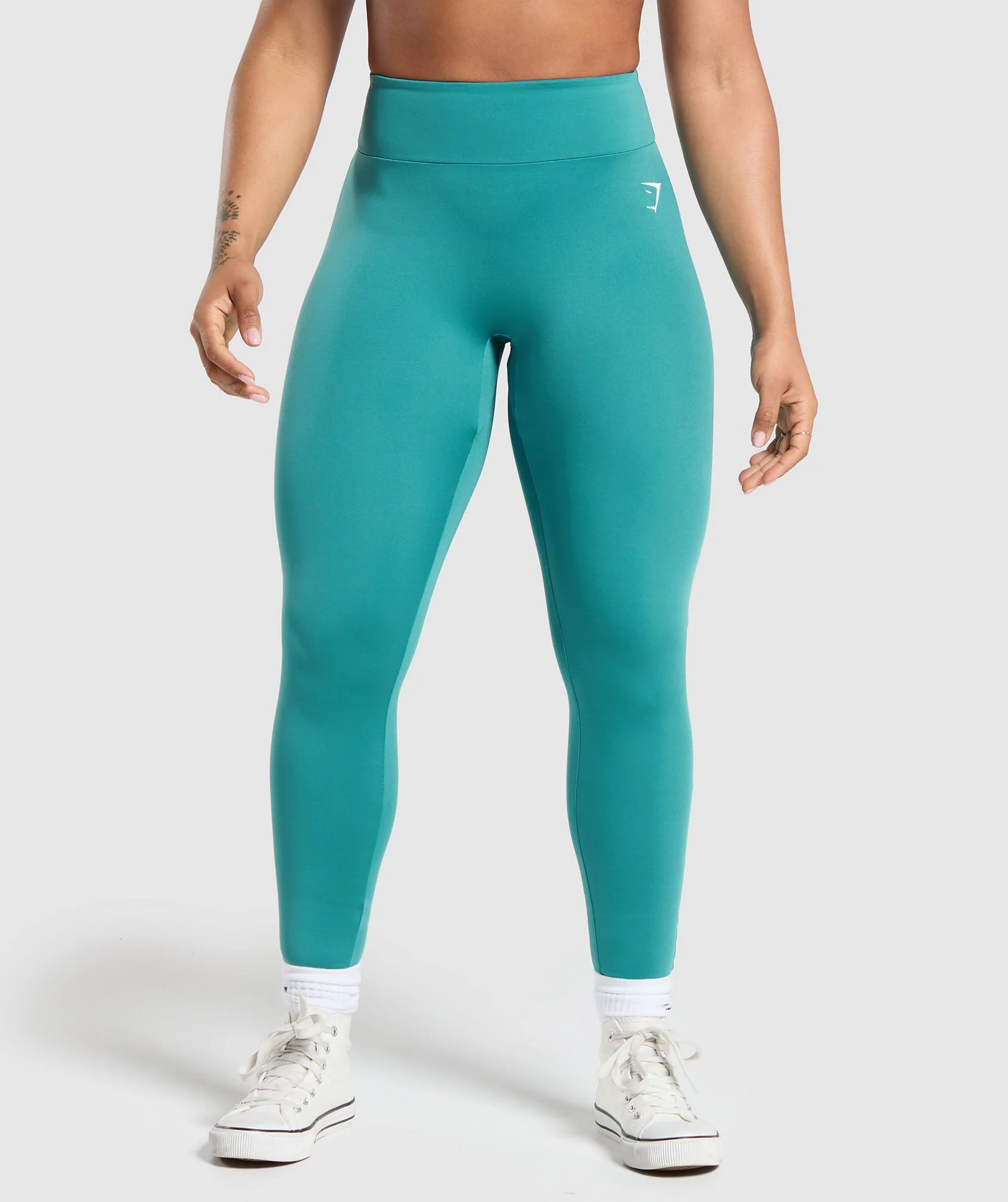 Power Short Leggings - Bondi Teal