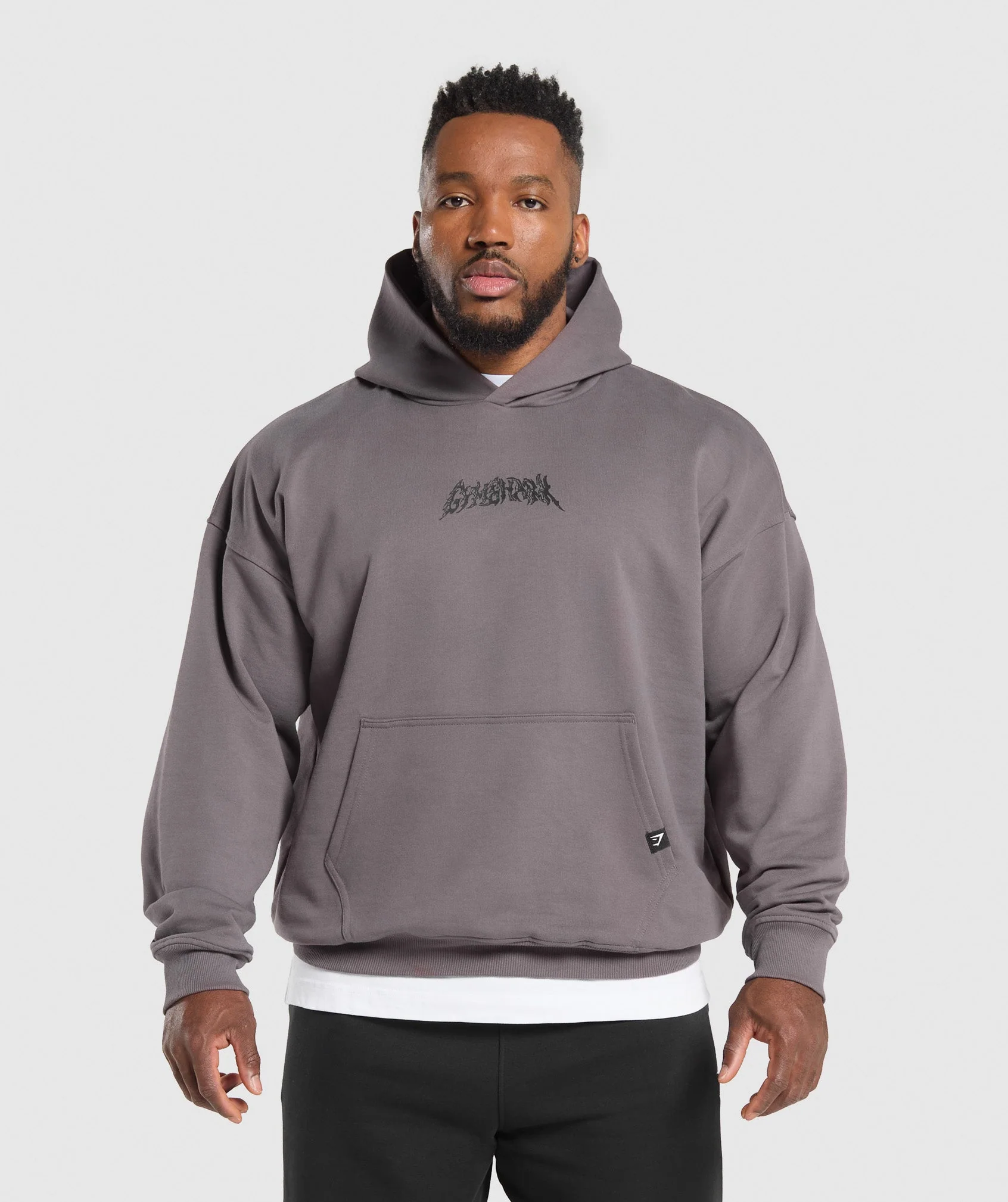 Gymshark Metal Lifting Graphic Hoodie - Brushed Purple