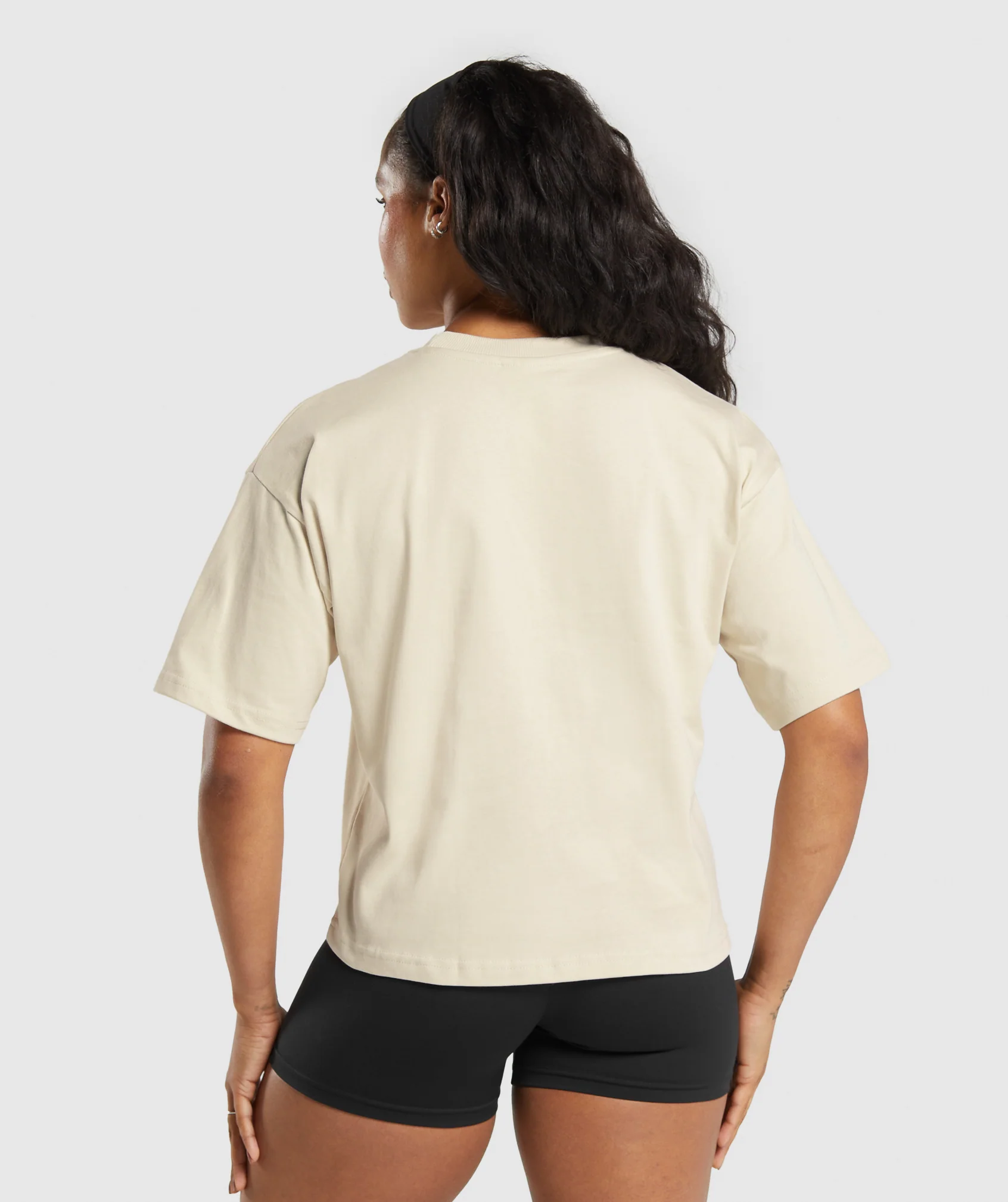 Gymshark Heavyweight Cotton T-Shirt - Ecru White