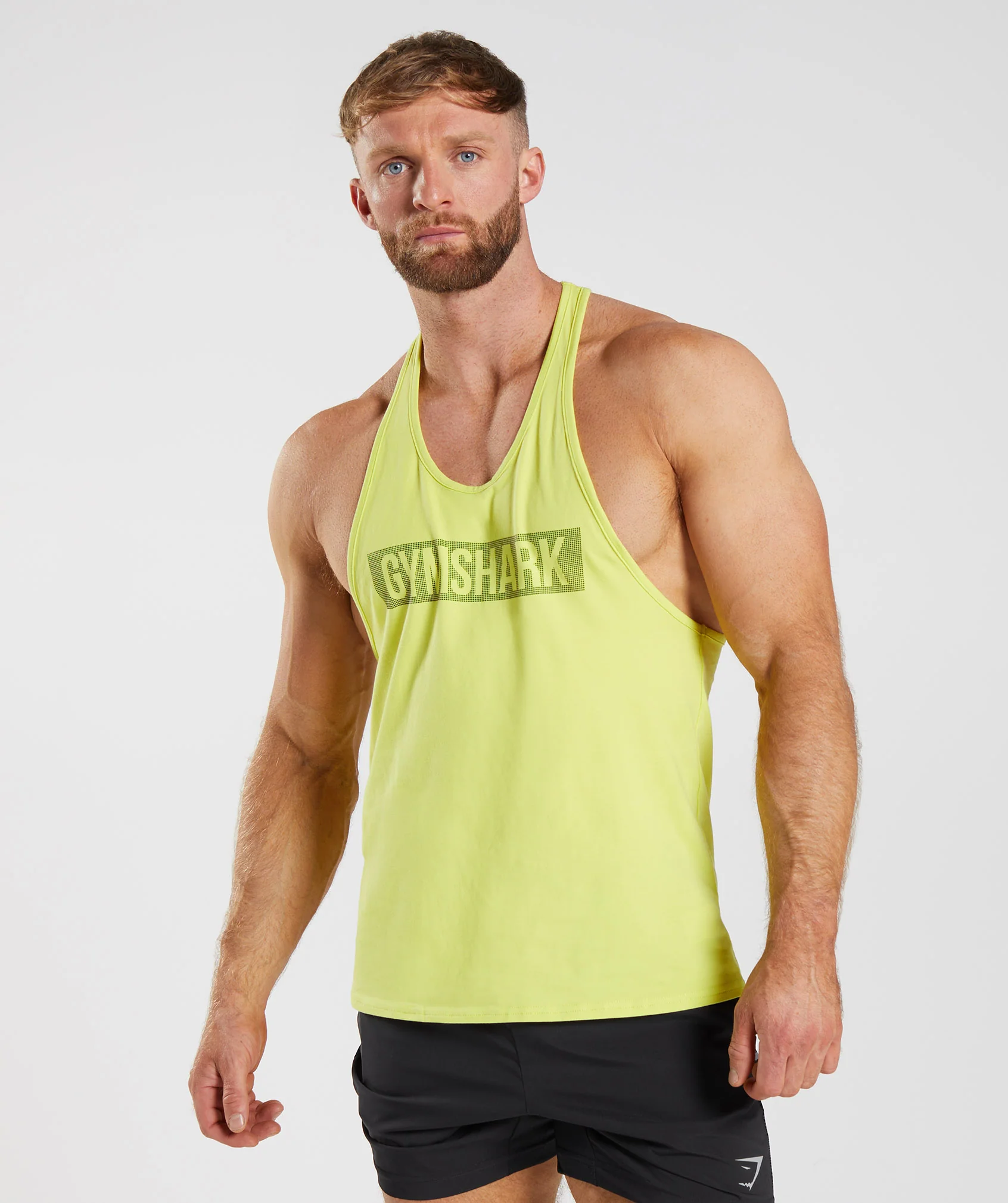 Gymshark Block Stringer - Glitch Yellow