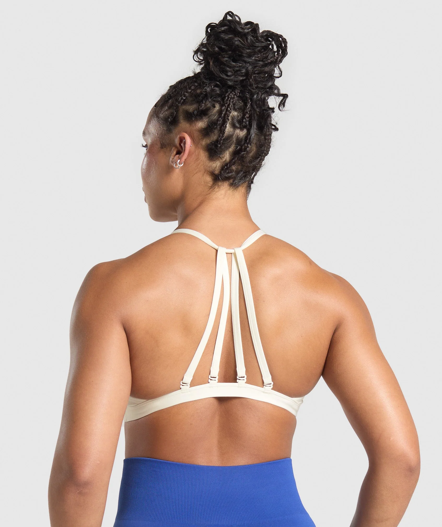 Syd Grows Minimal Sports Bra - Soft White
