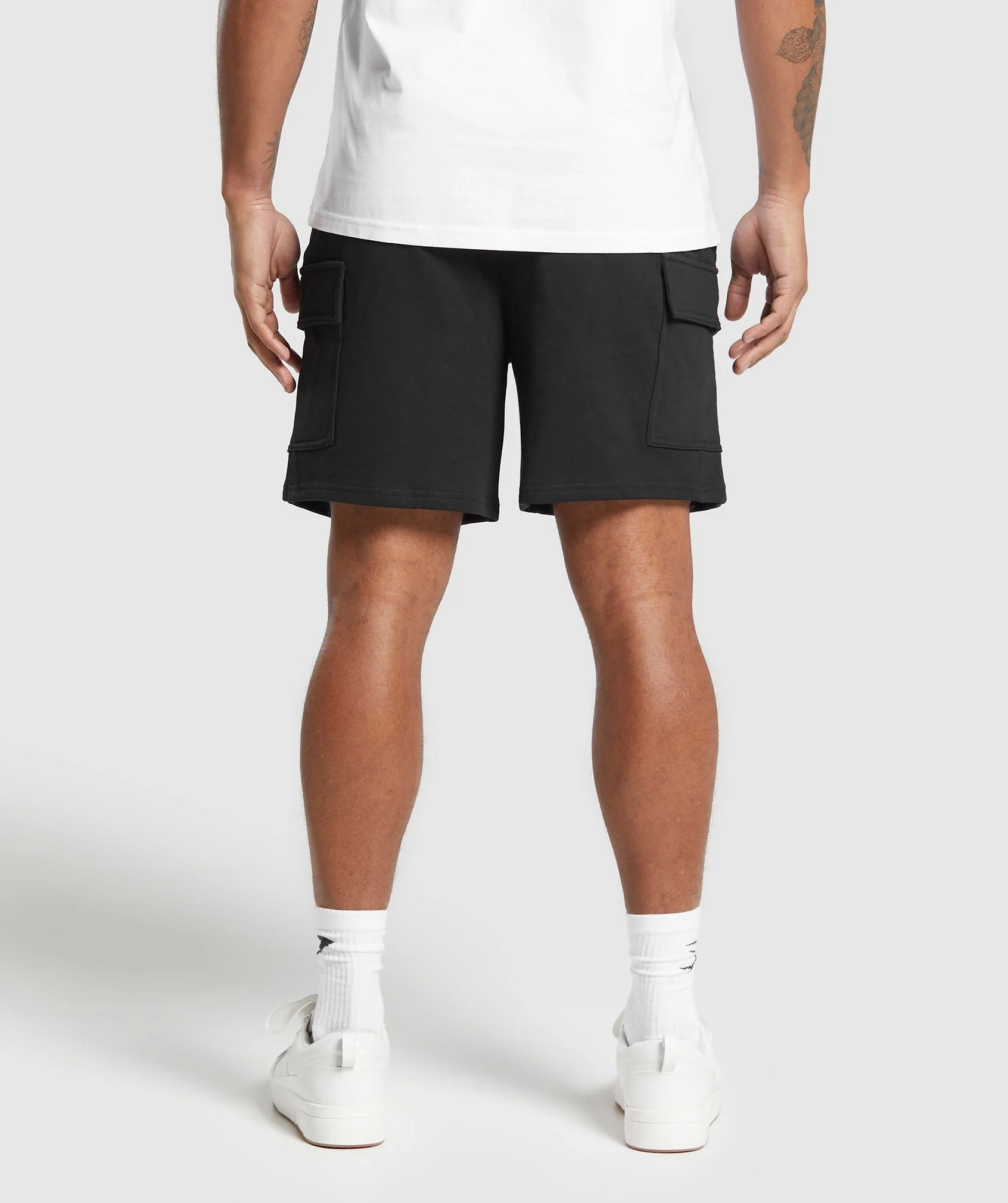 Gymshark Rest Day Essentials Cargo 7 Shorts - Black