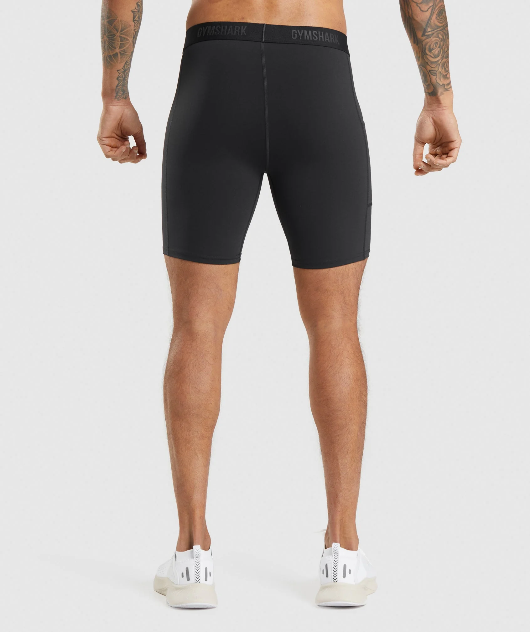 Gymshark//Steve Cook Baselayer Shorts - Black