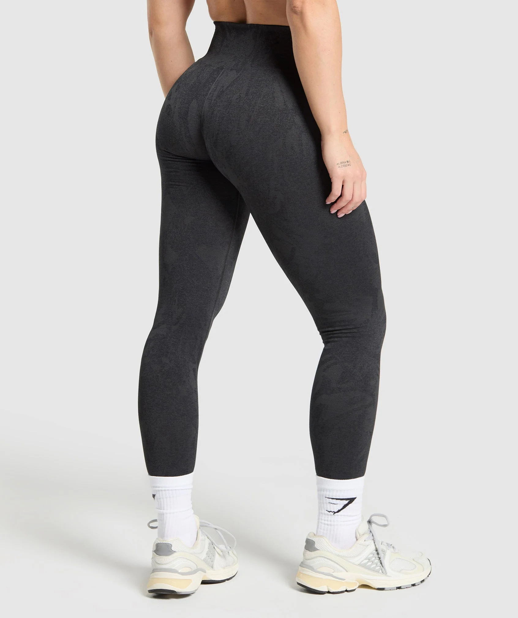 Gymshark Adapt Camo Seamless Leggings - Black