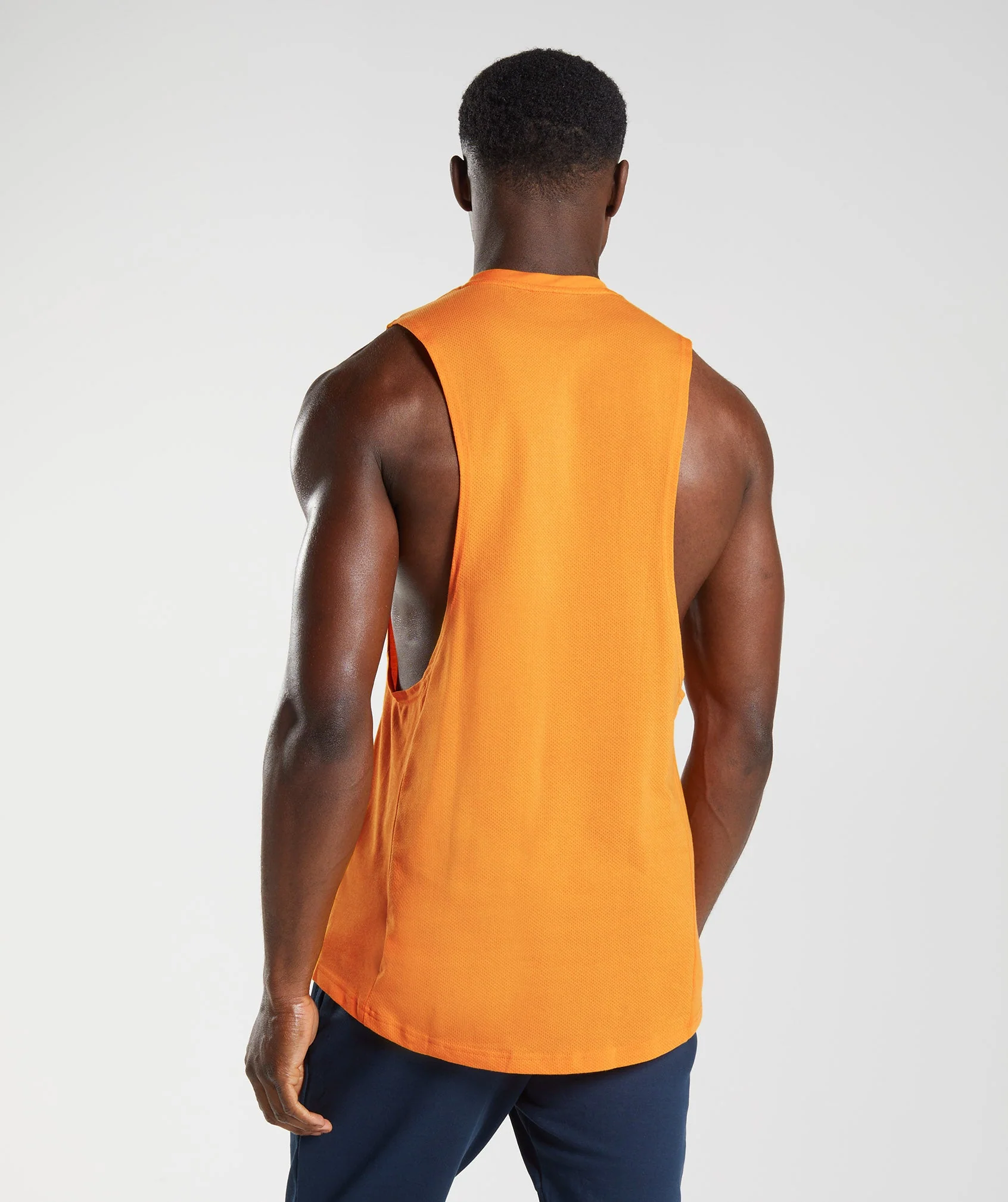 Gymshark React Drop Arm Tank - Sunburst Orange