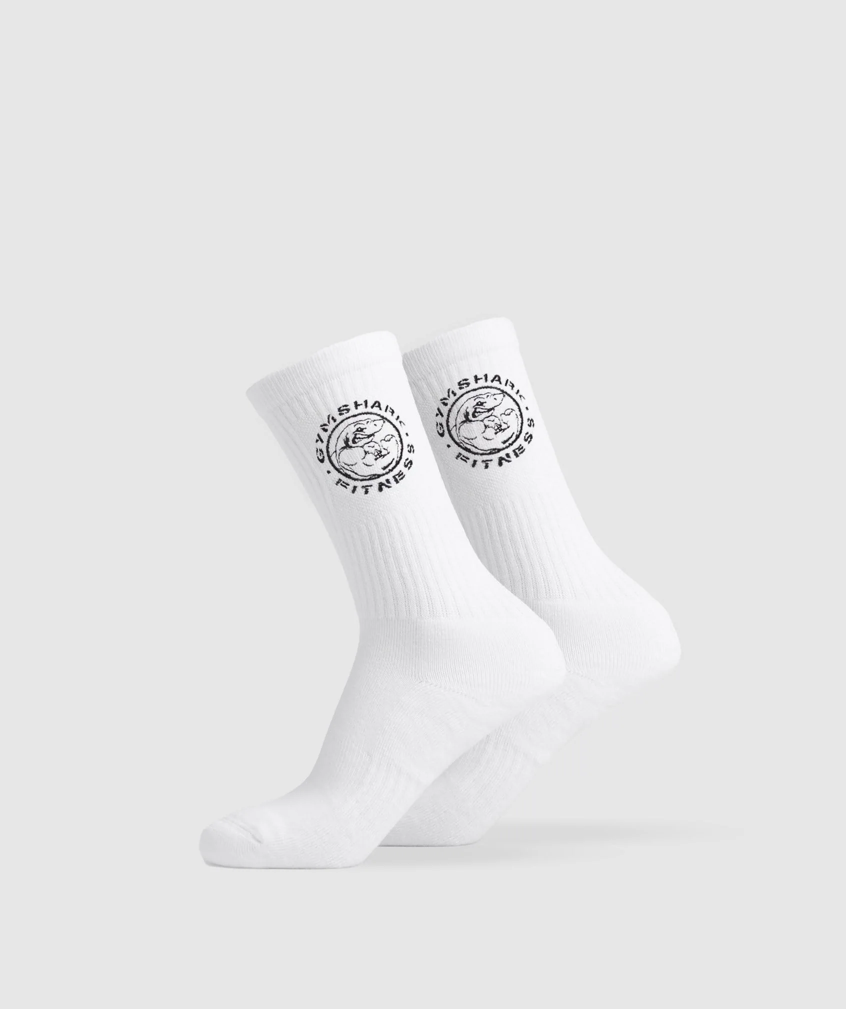 Gymshark Legacy Crew 2pk - White