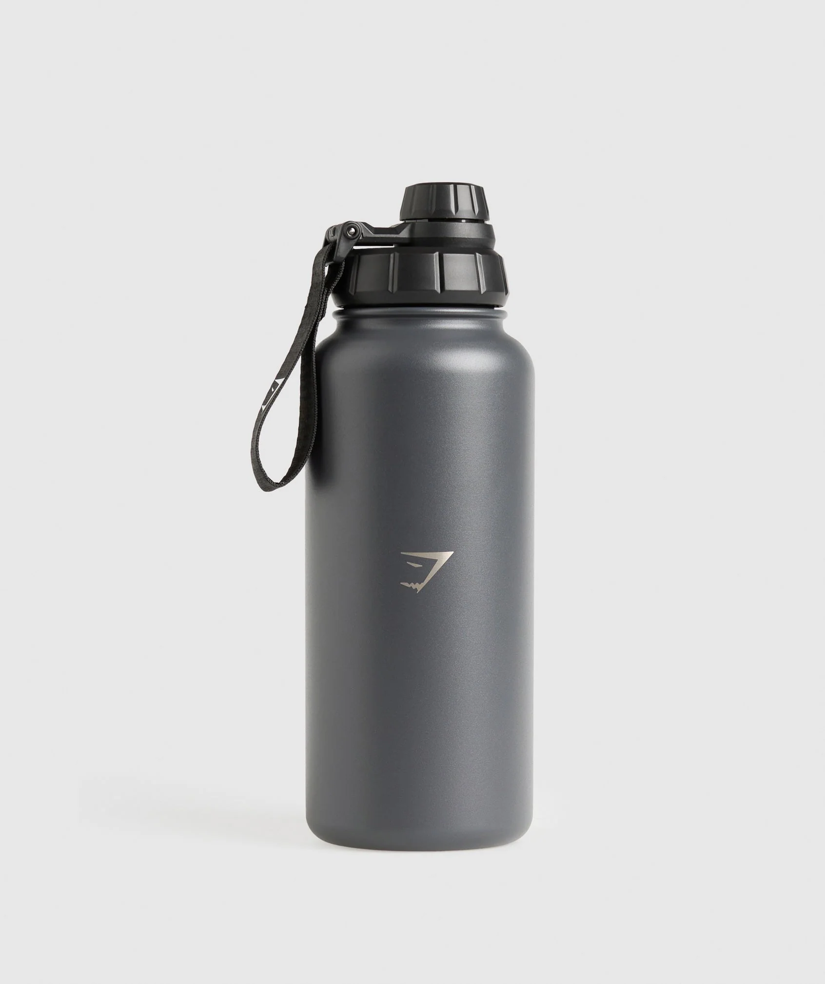 Gymshark Metal Insulated Bottle 1L - Onyx Grey