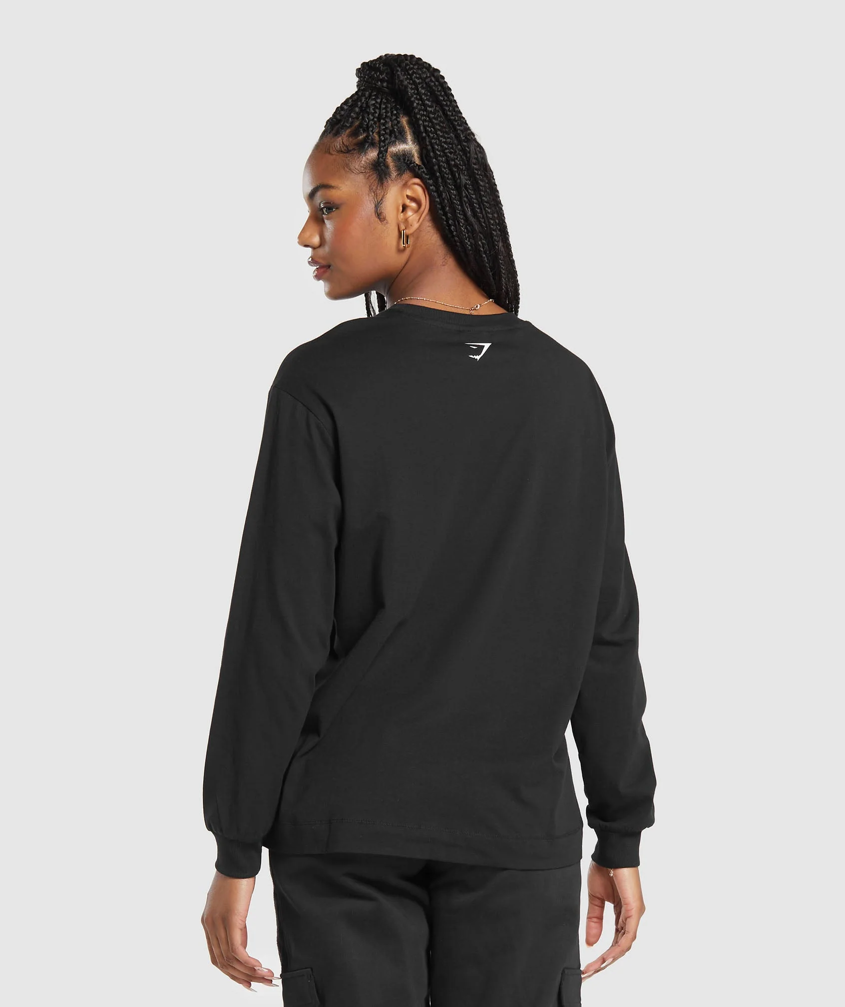 Gymshark Its Giving Gym Long Sleeve Top - Black