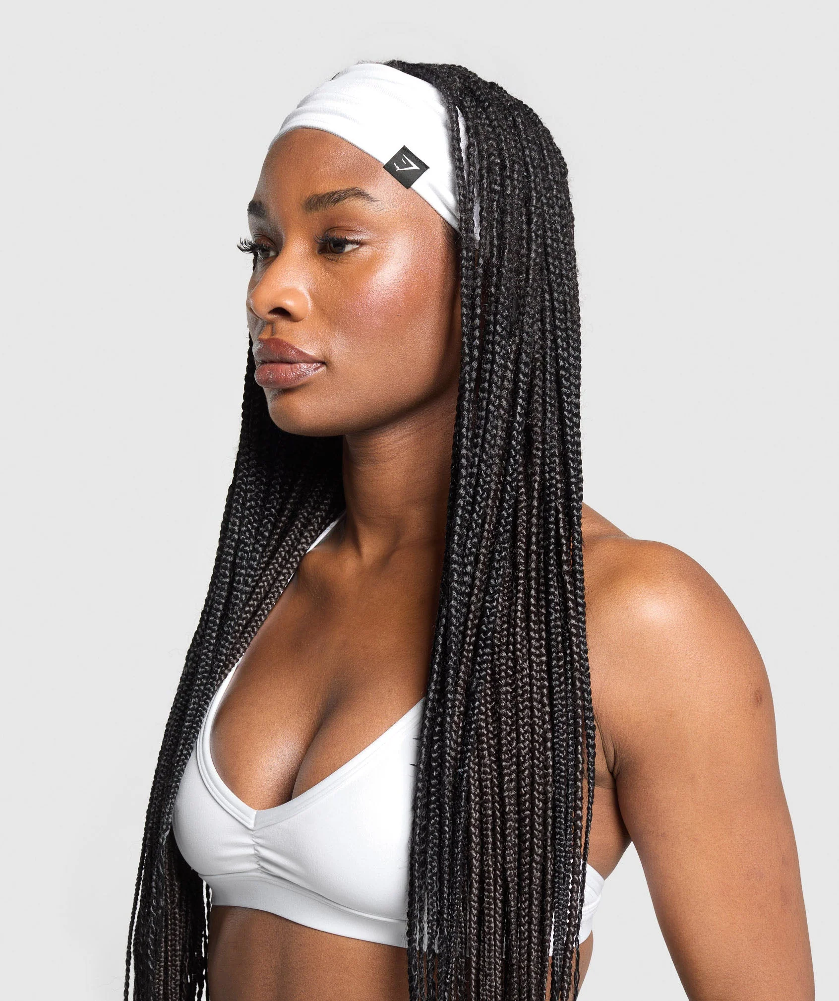Gymshark Diffuse Sweat Headband - White