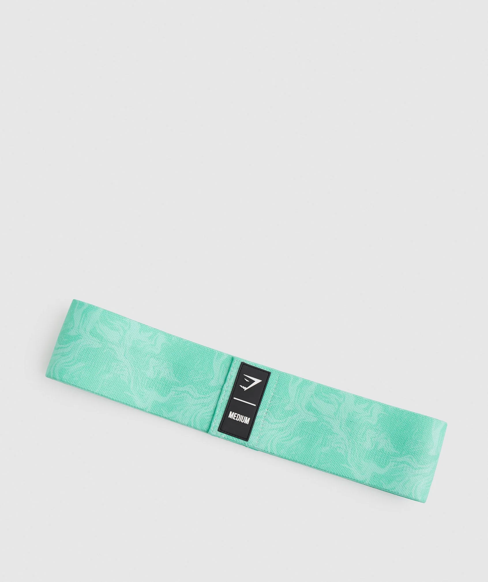 Gymshark Medium Glute Band - Bright Turquoise Print