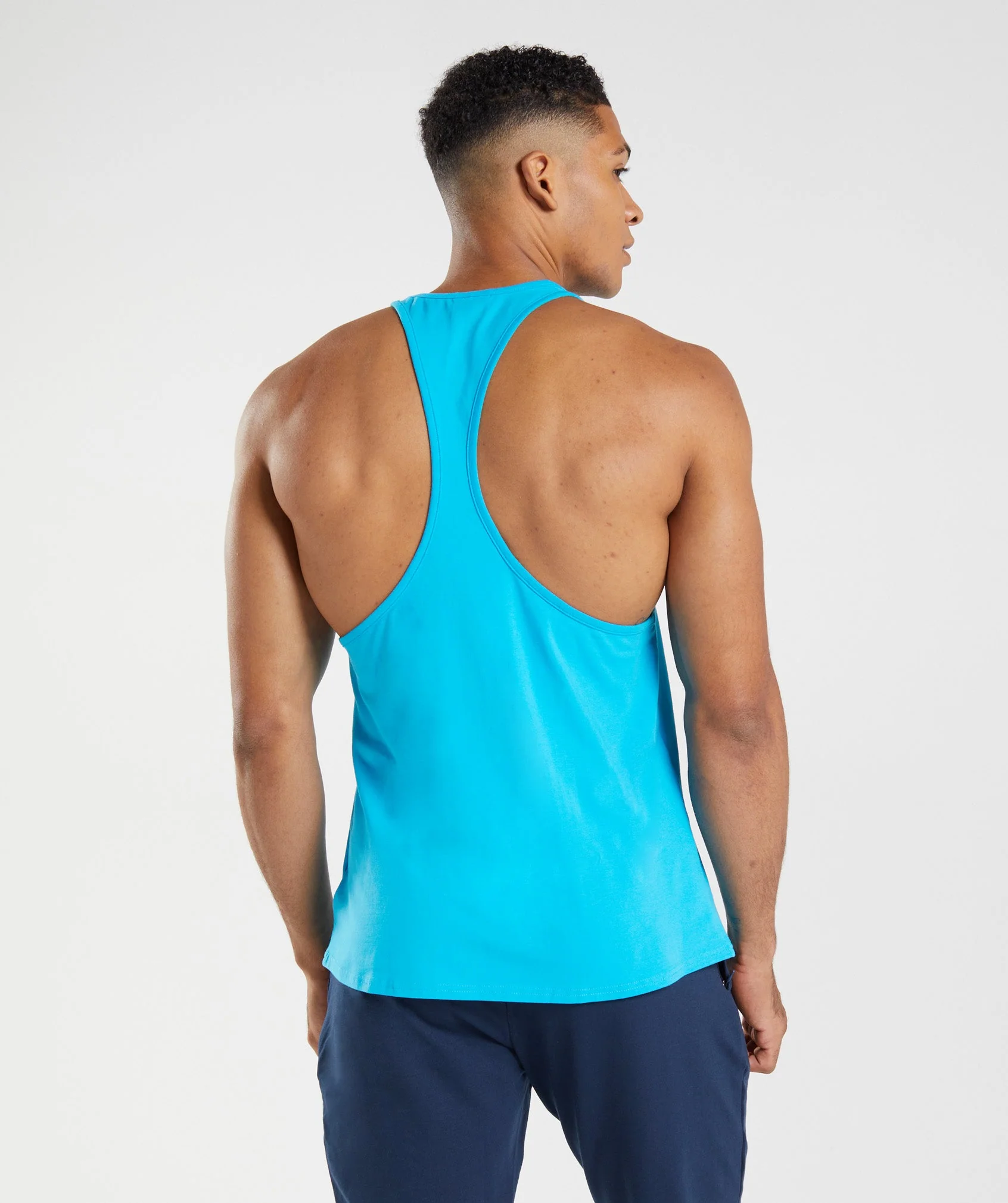 Gymshark Block Stringer - Shark Blue