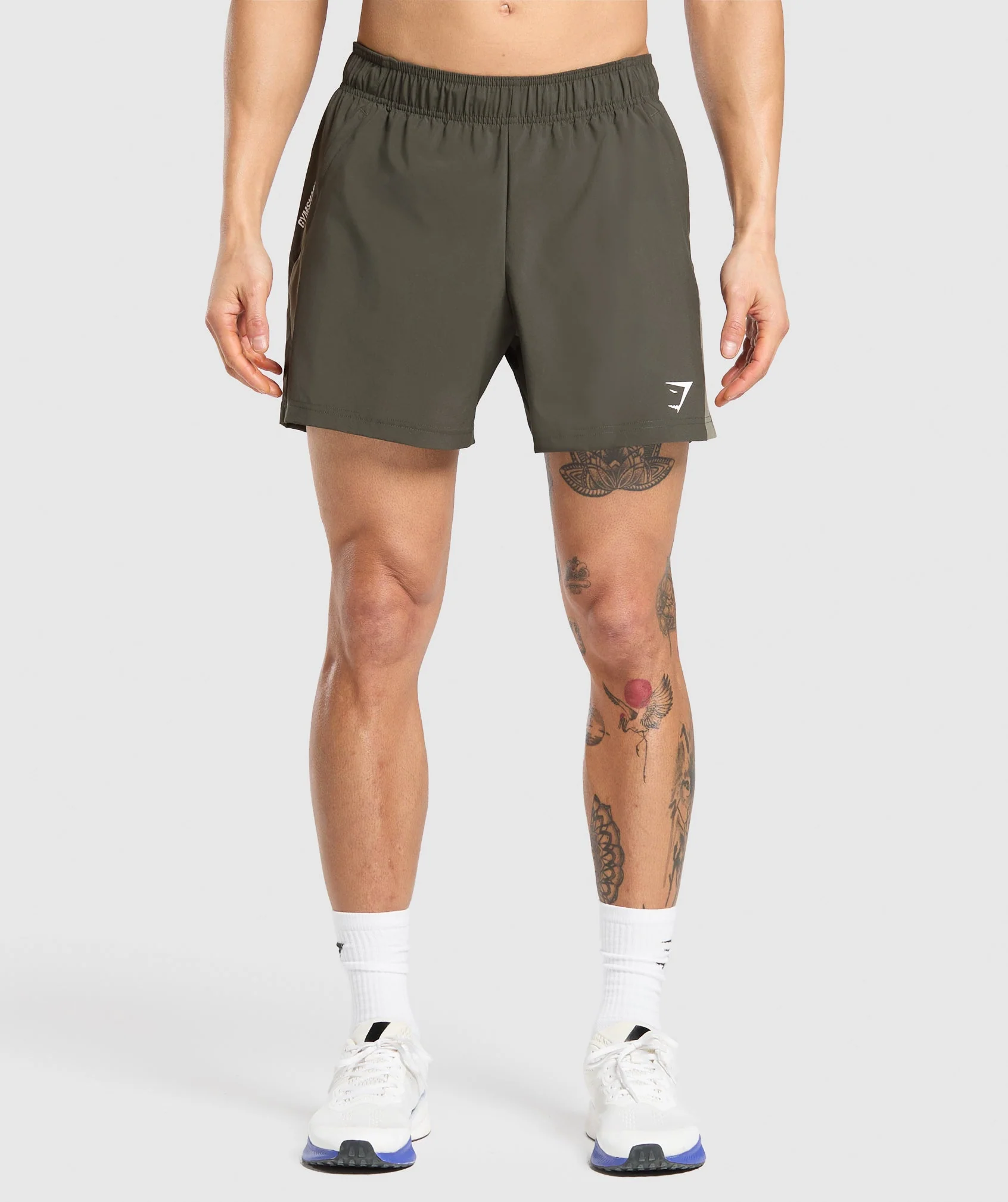 Gymshark Sport 5 Shorts - Strength Green/Utility Green