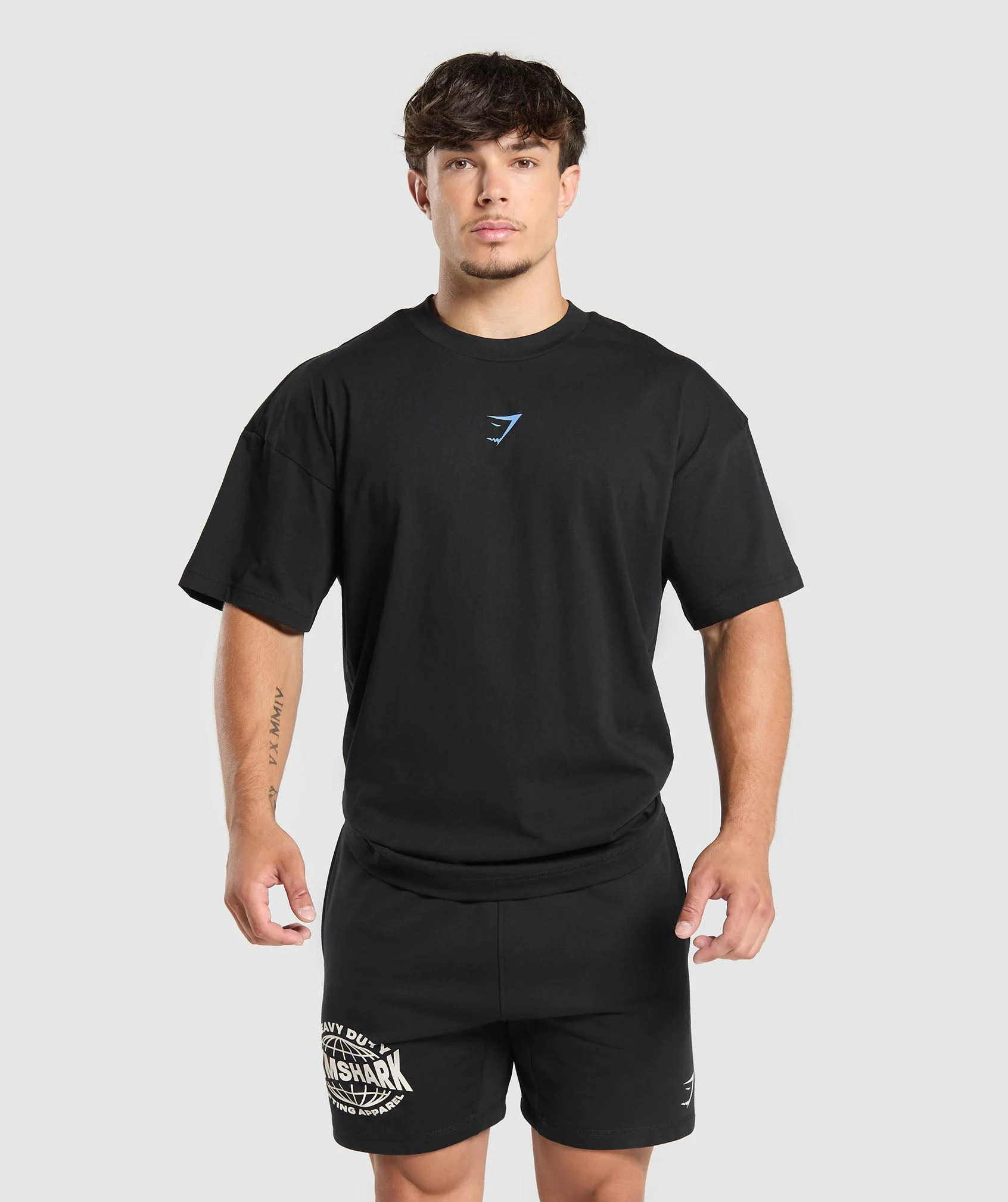 Gymshark Heavy Duty Lifter T-Shirt - Black