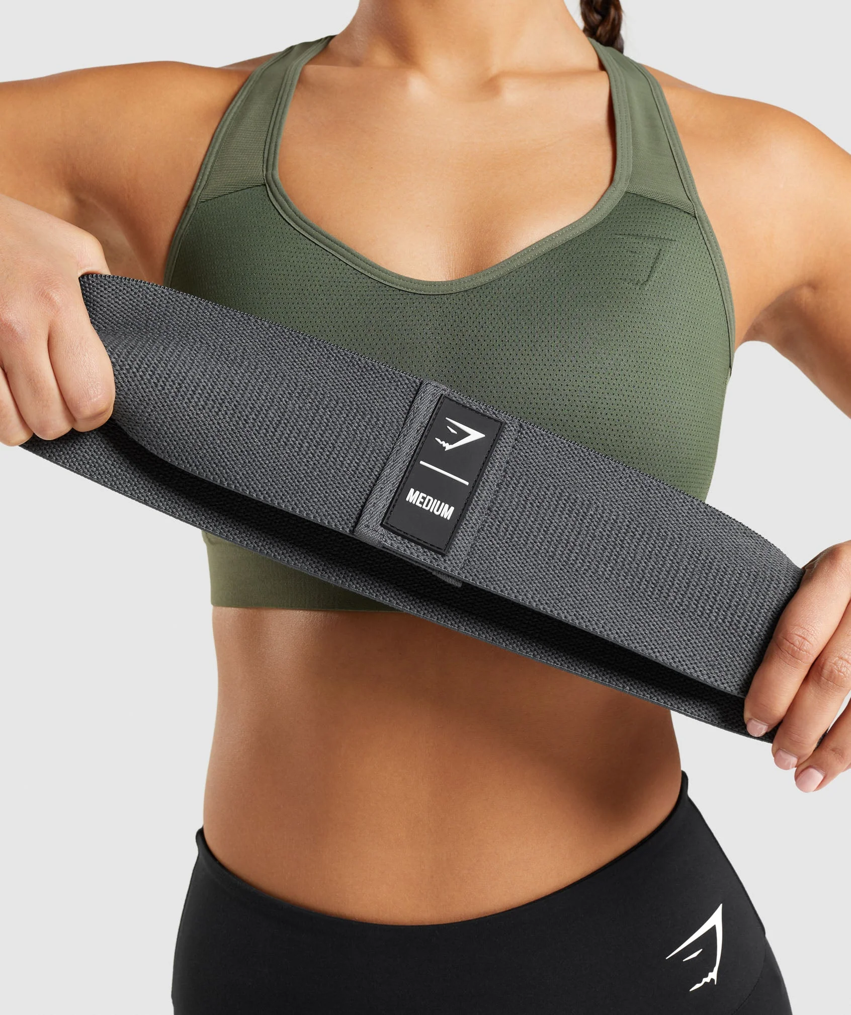 Gymshark Medium Glute Band - Charcoal Grey