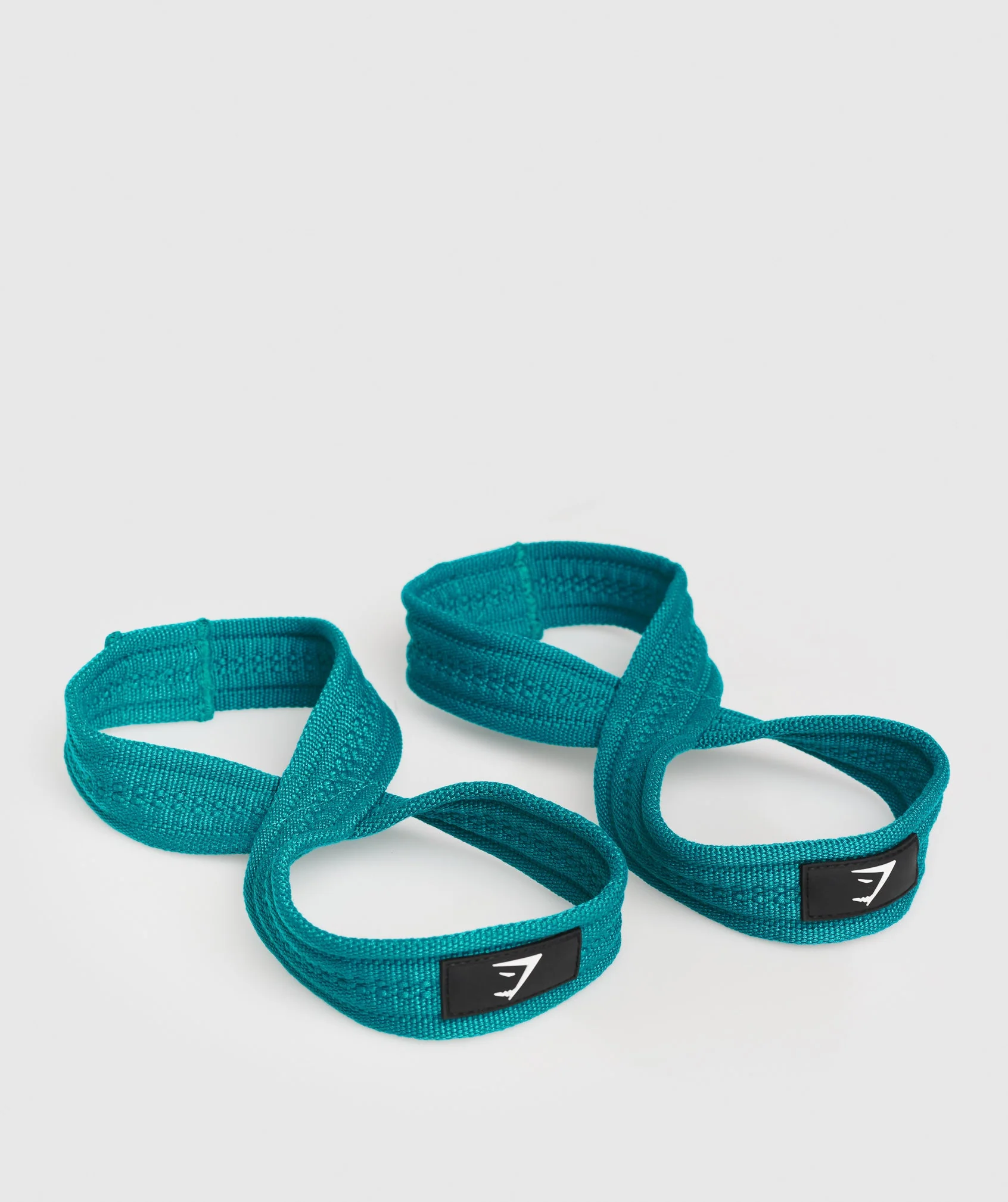 Gymshark Figure 8 Lifting Straps - Seafoam Blue