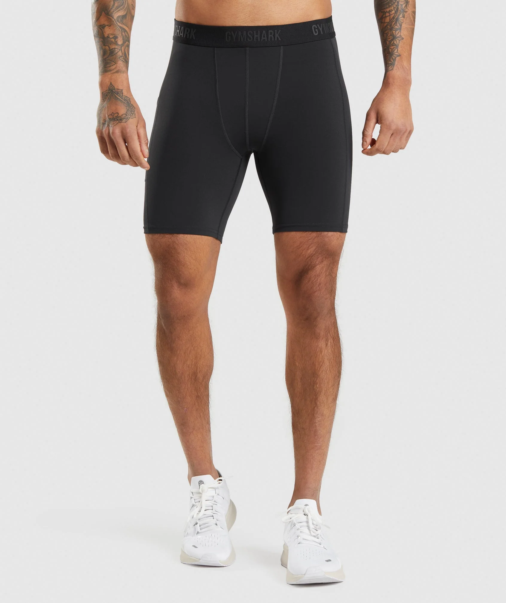 Gymshark//Steve Cook Baselayer Shorts - Black