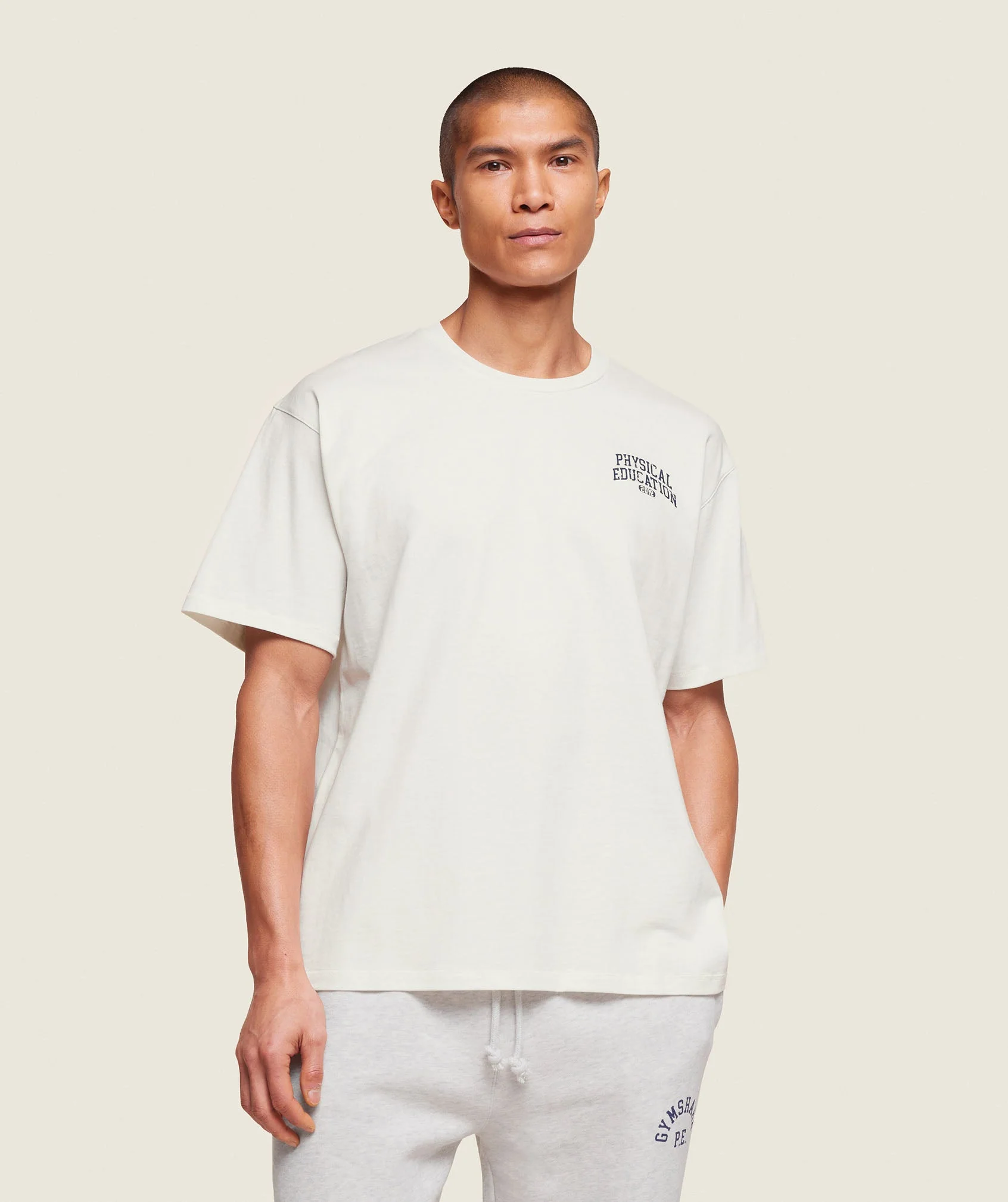 Gymshark Phys Ed T-Shirt - Soft White