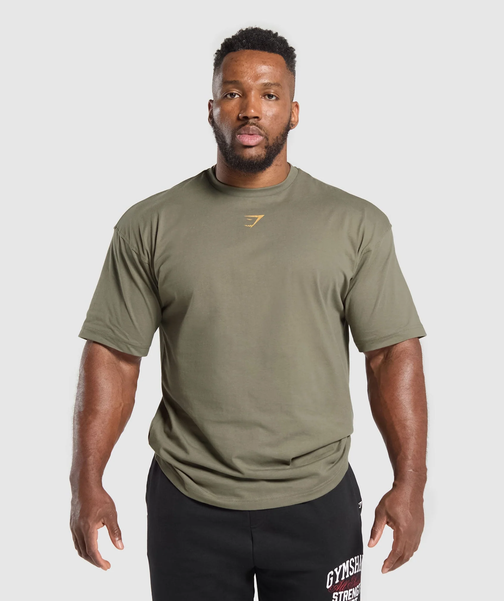 Gymshark Trophy Graphic T-Shirt - Base Green