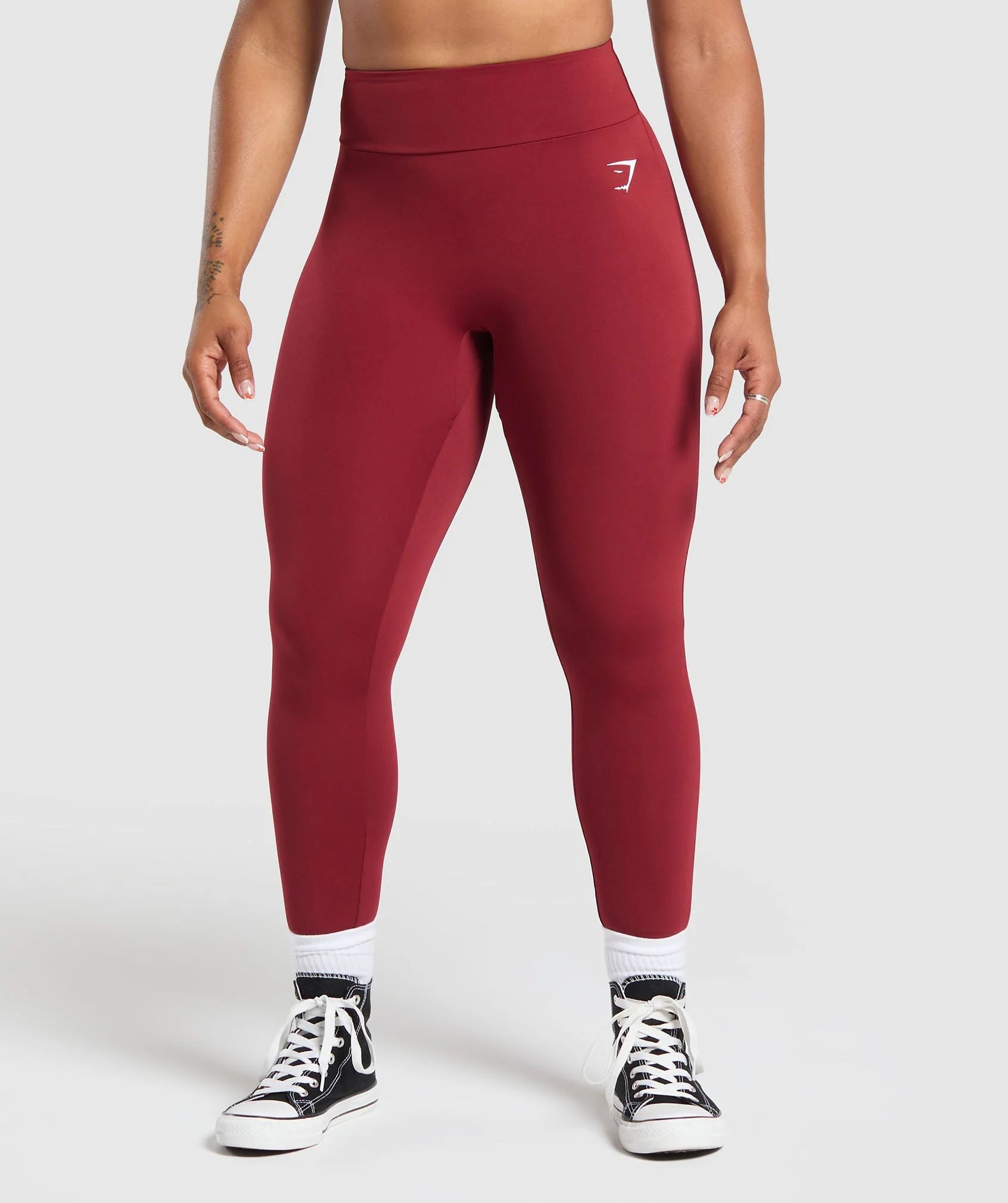 Power Leggings - Reps Red