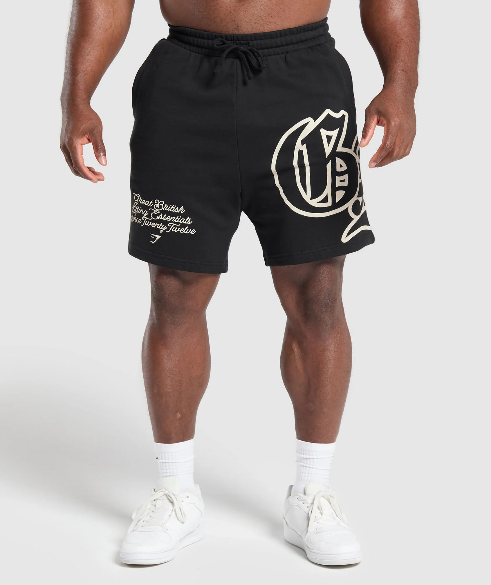 Gymshark Varsity Graphic Shorts - Black
