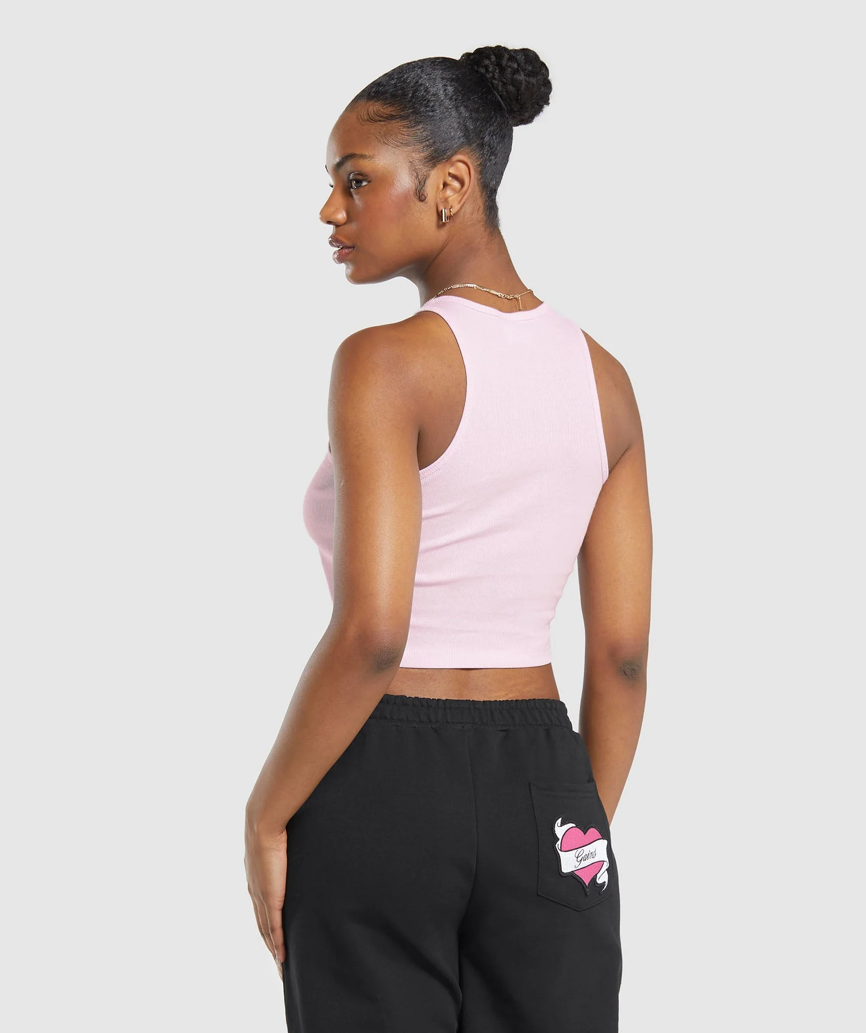 Gymshark Tattoo Midi Tank - Lemonade Pink
