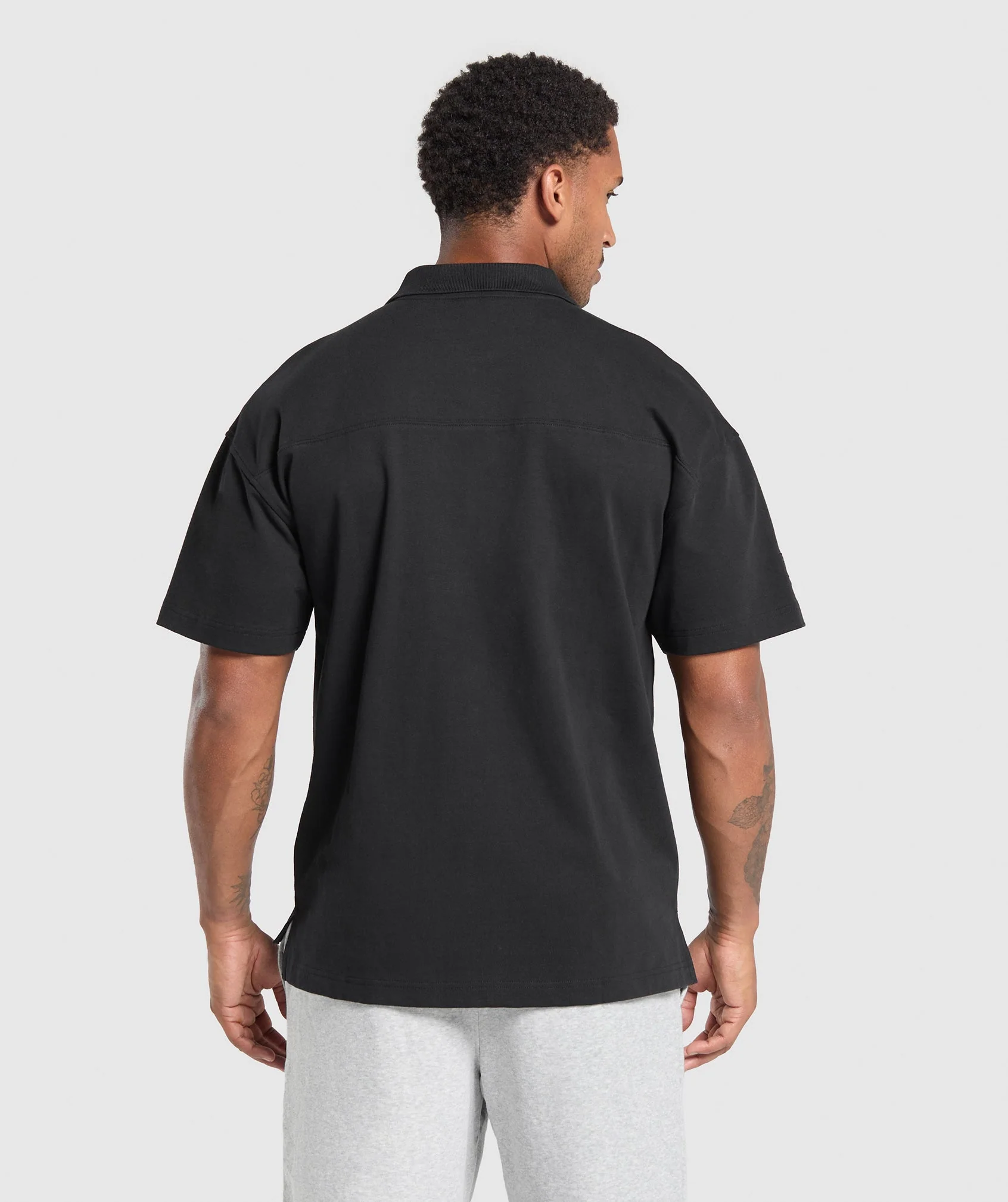 Gymshark Short Sleeve Polo - Black