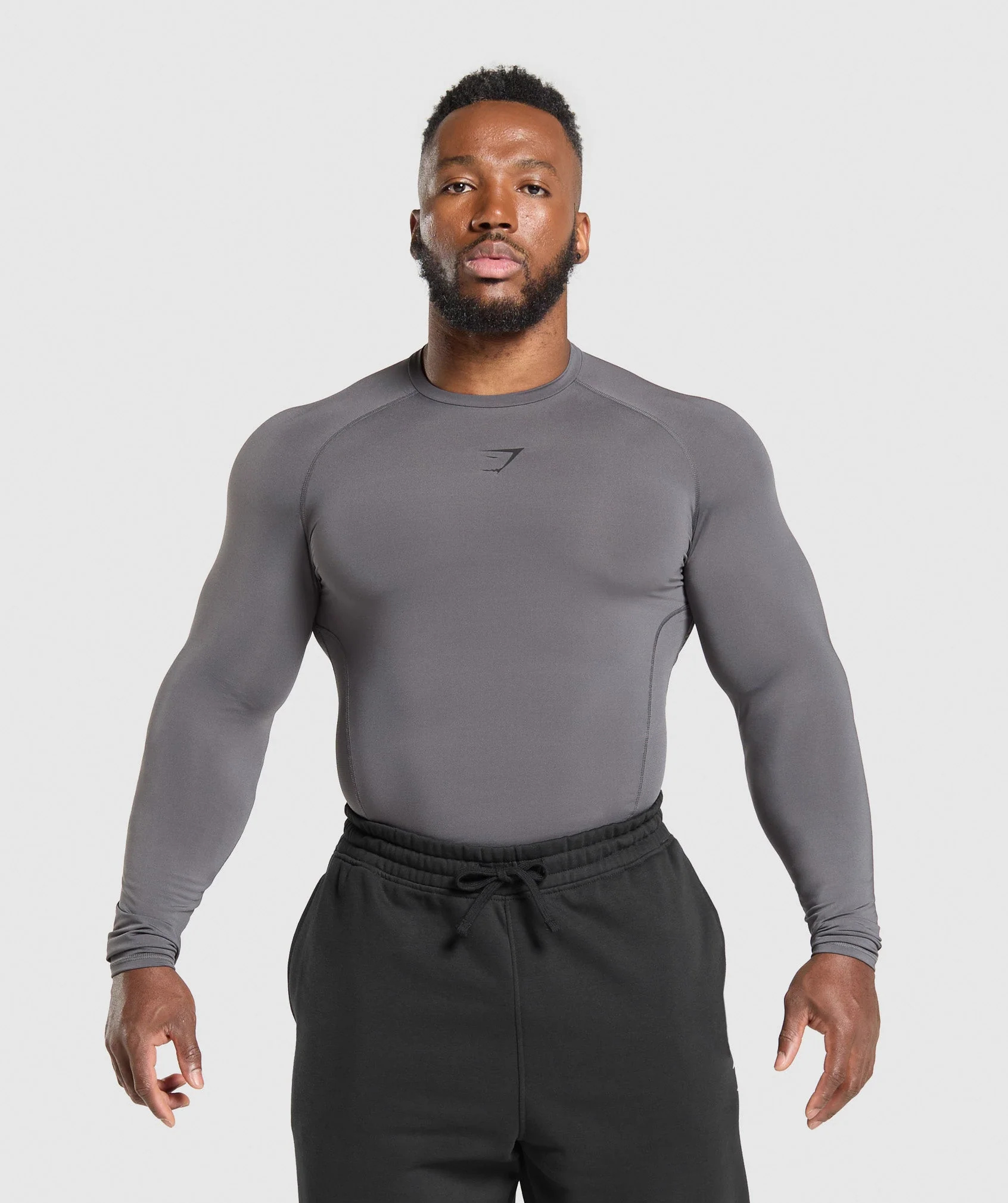 Gymshark Element Baselayer Long Sleeve T-Shirt - Dark Grey