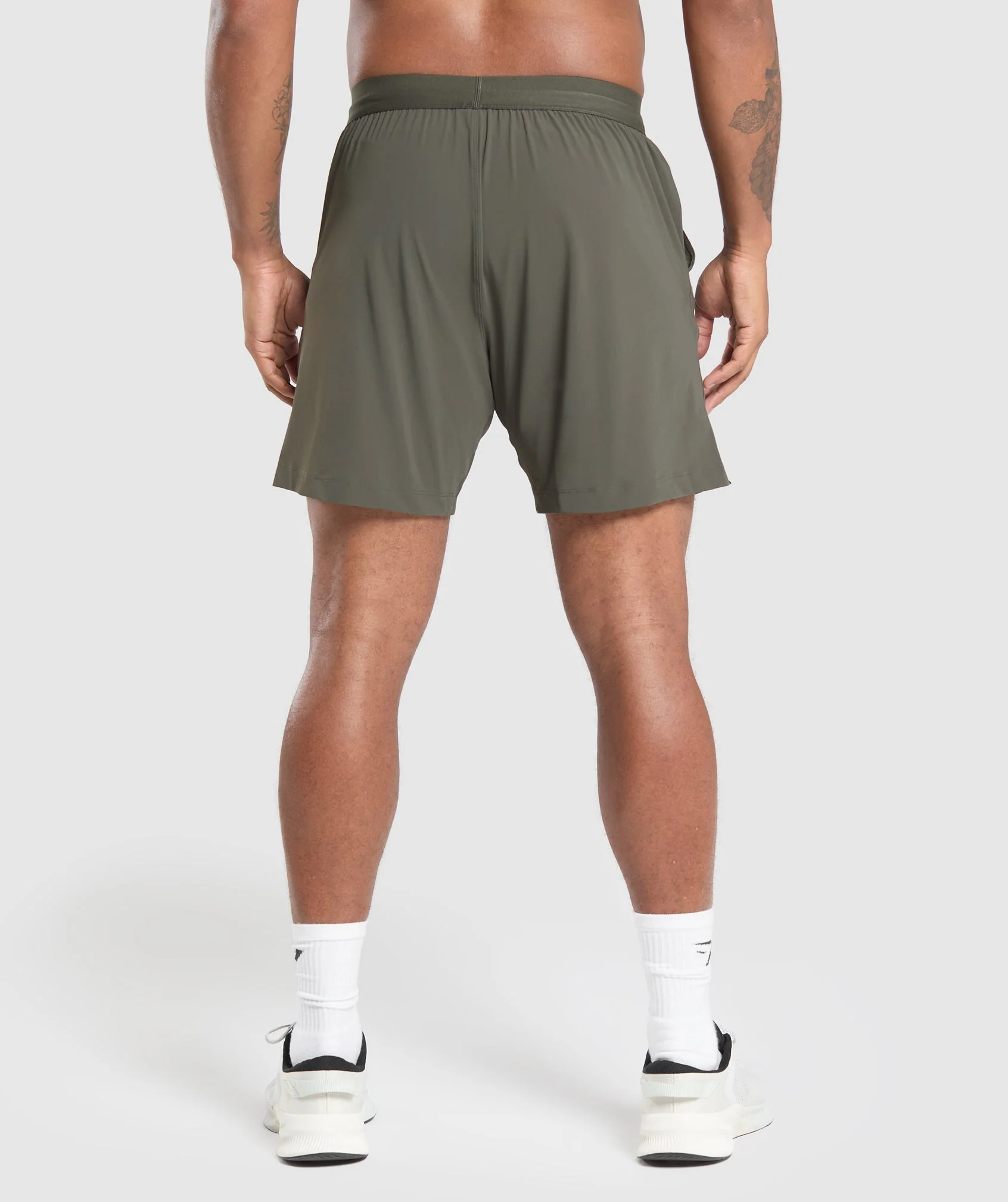 Gymshark Studio 6 Shorts - Strength Green
