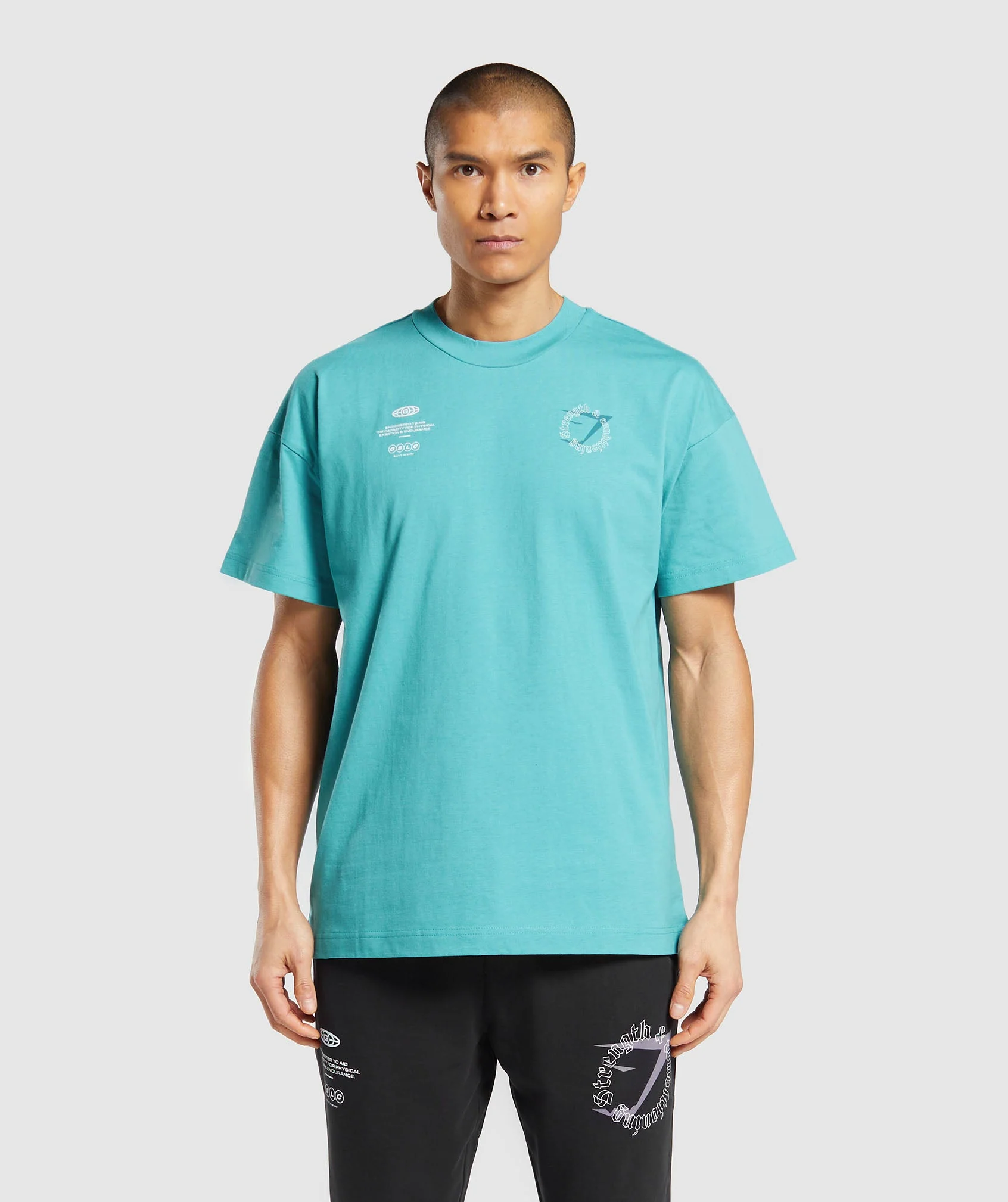 Gymshark Strength and Conditioning T-Shirt - Artificial Teal