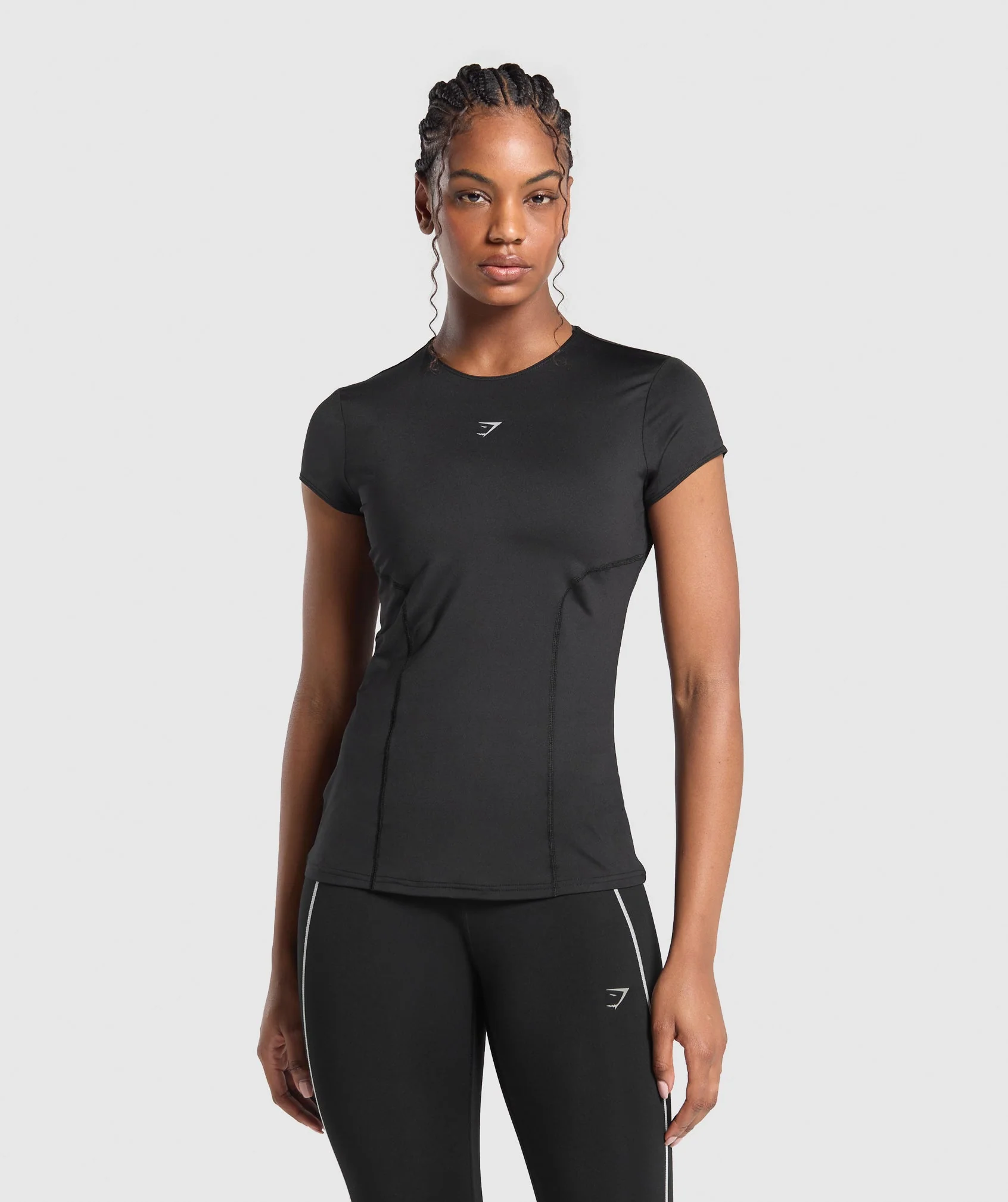 Gymshark Running T-Shirt - Black