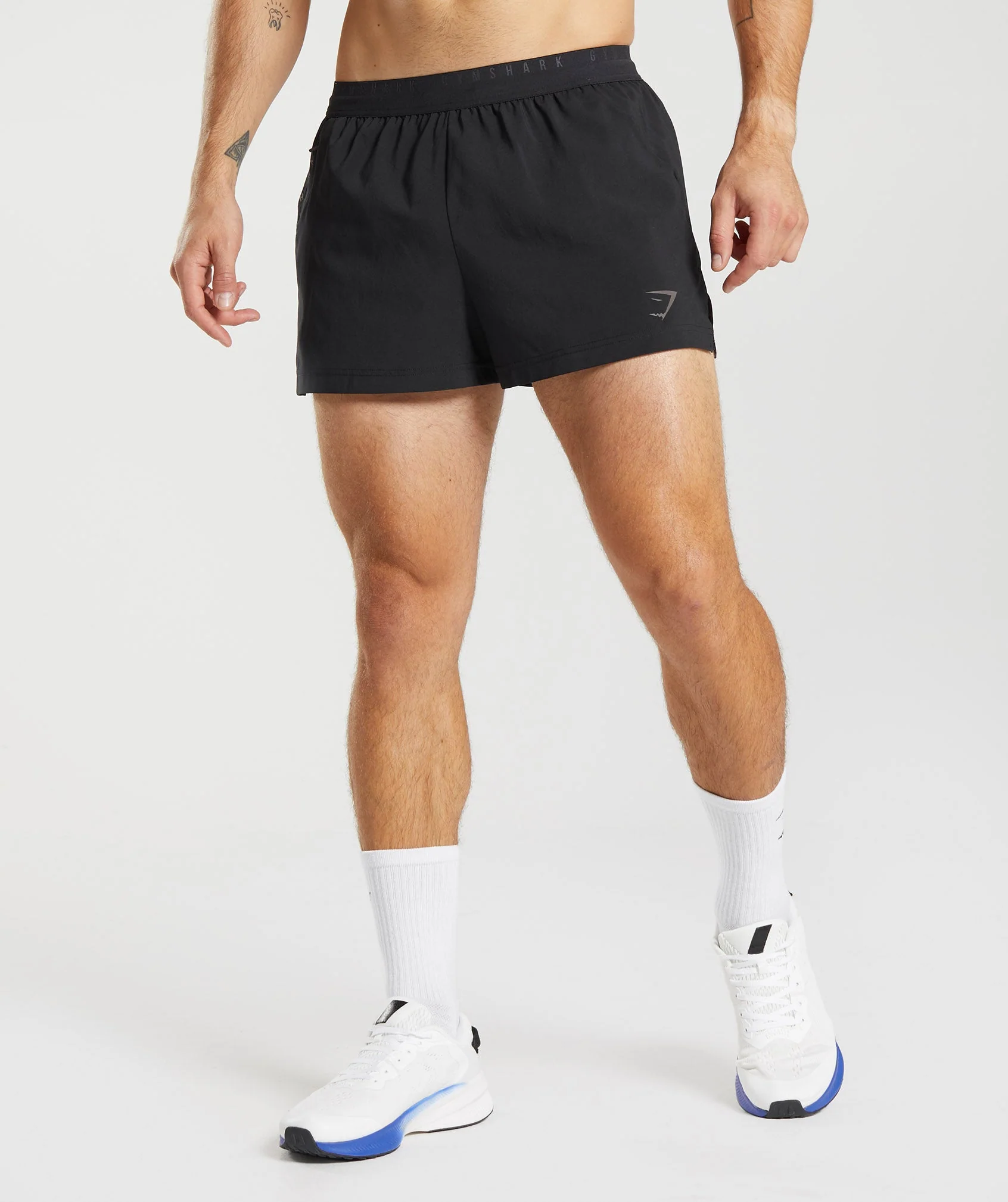 Gymshark Run Sport 3 Shorts - Black